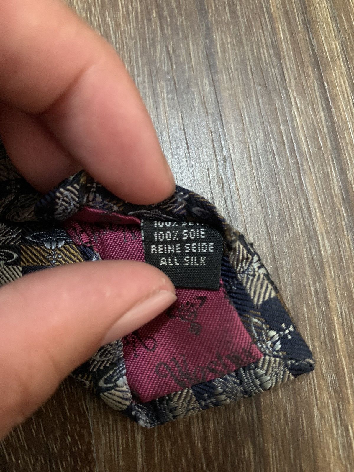 Vivienne Westwood Vivienne Westwood Monogram Repeated Logo Printed Tie Size ONE SIZE - 4 Thumbnail