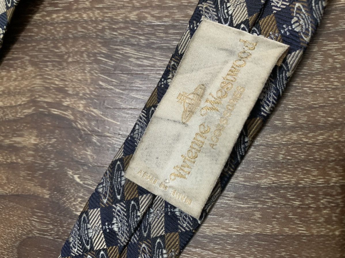 Vivienne Westwood Vivienne Westwood Monogram Repeated Logo Printed Tie Size ONE SIZE - 9 Thumbnail