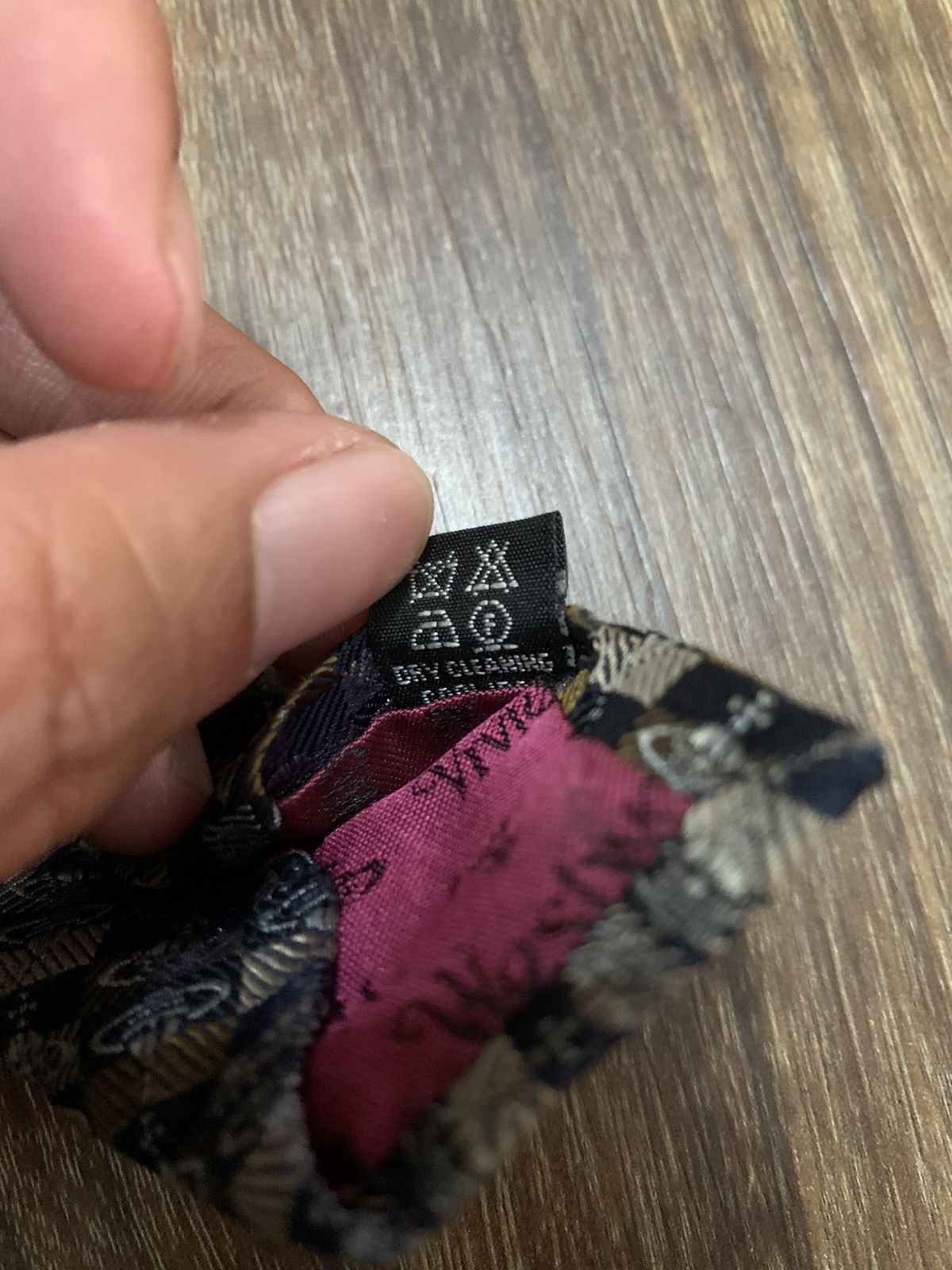 Vivienne Westwood Vivienne Westwood Monogram Repeated Logo Printed Tie Size ONE SIZE - 5 Thumbnail