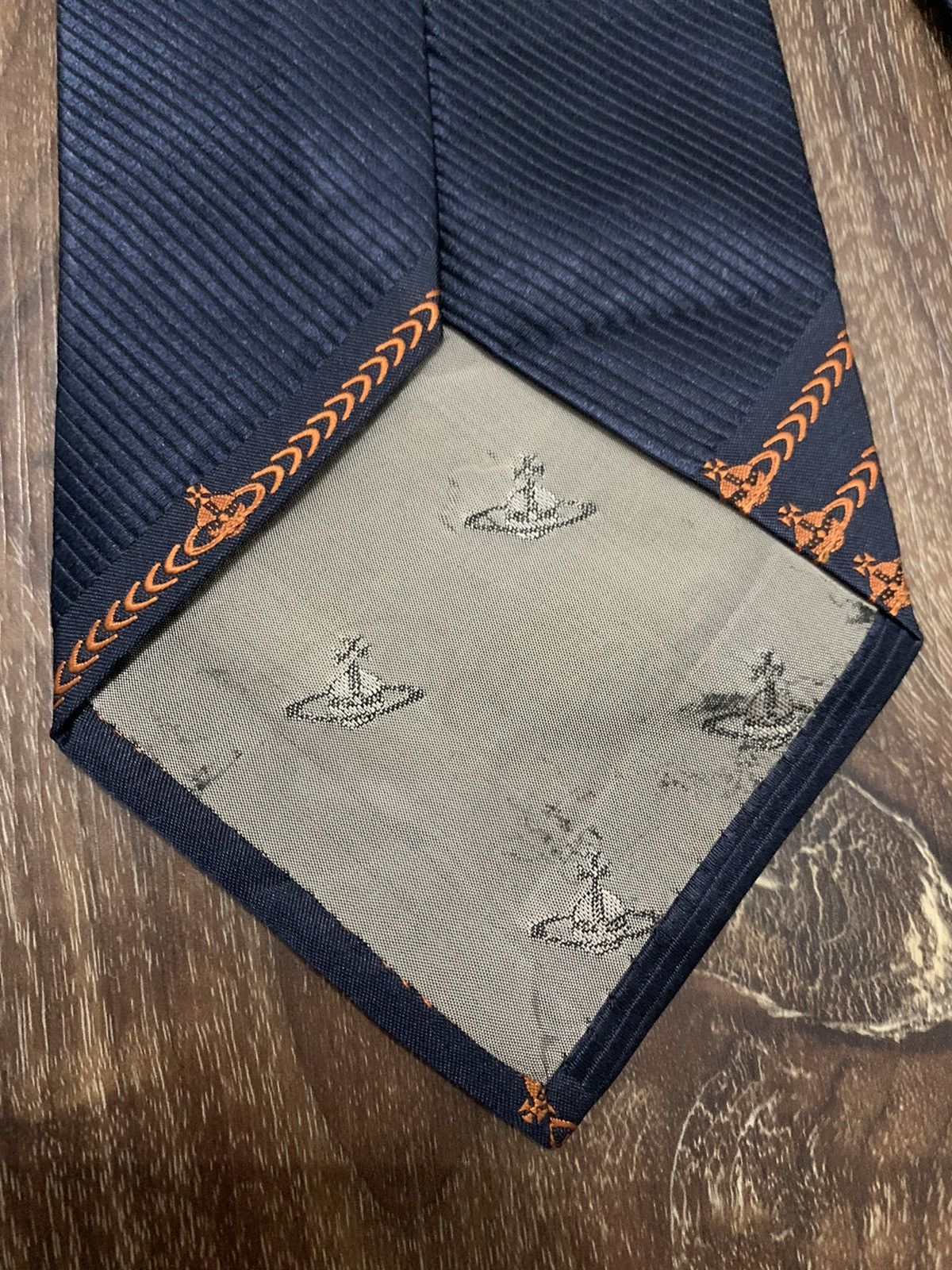 Vivienne Westwood Vivienne Westwood Stripe With Logo Printed Design Tie Size ONE SIZE - 9 Thumbnail