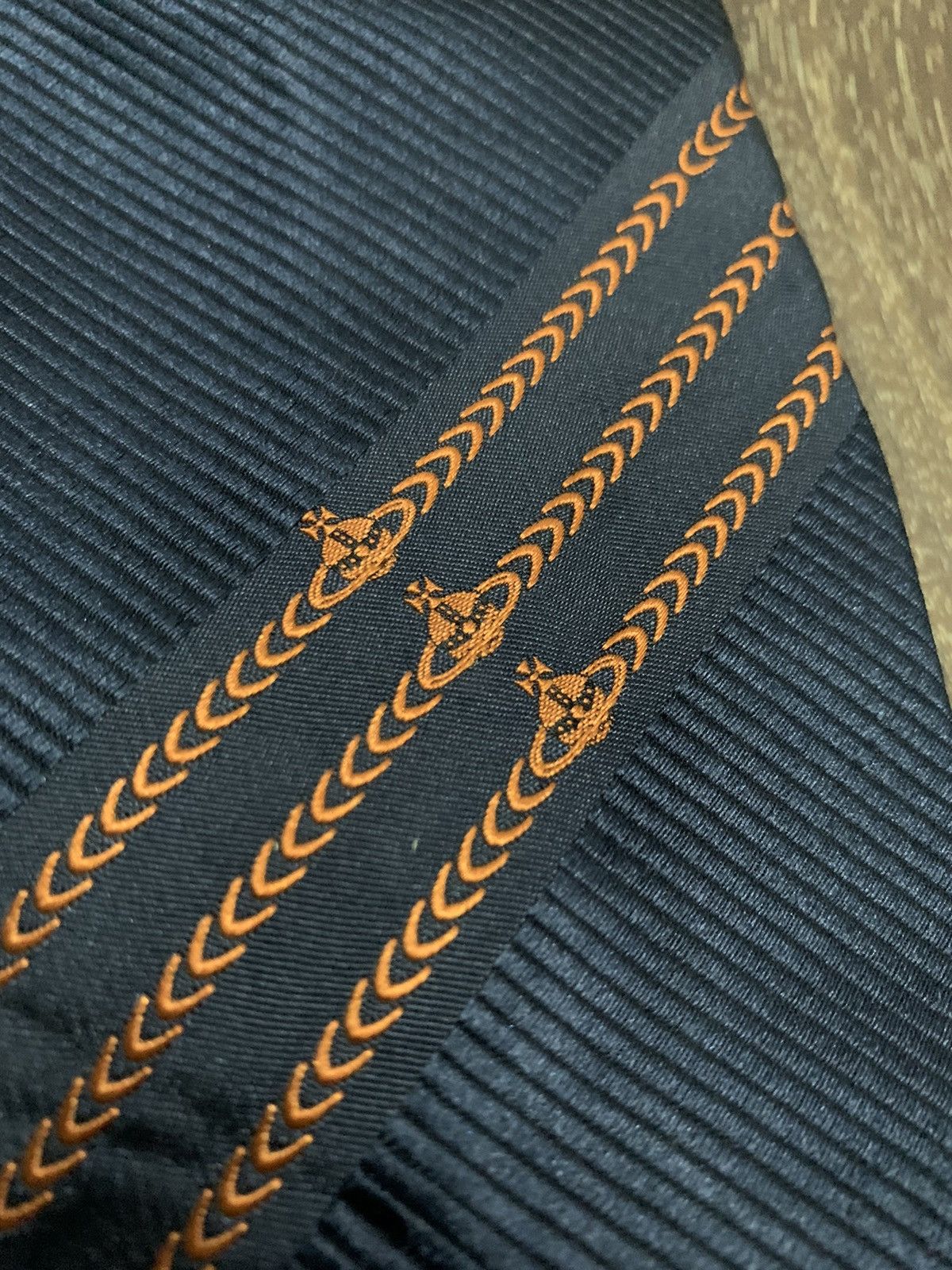 Vivienne Westwood Vivienne Westwood Stripe With Logo Printed Design Tie Size ONE SIZE - 10 Thumbnail