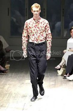 Yohji Yamamoto Crinkled Floral Silk Shirt SS01 Size US M / EU 48-50 / 2 - 8 Thumbnail