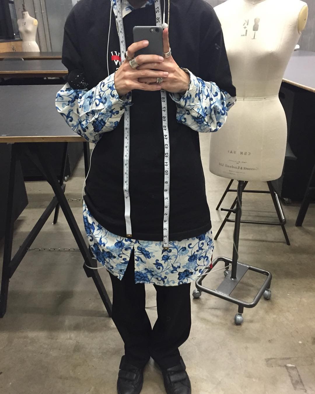 Yohji Yamamoto Crinkled Floral Silk Shirt SS01 Size US M / EU 48-50 / 2 - 12 Thumbnail