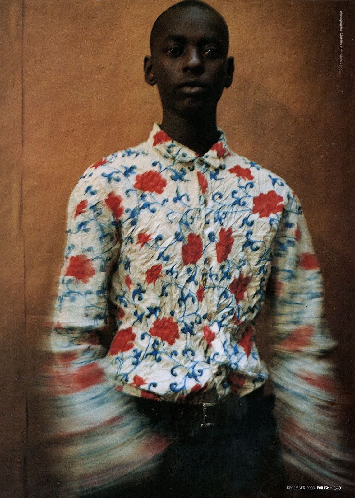 Yohji Yamamoto Crinkled Floral Silk Shirt SS01 Size US M / EU 48-50 / 2 - 9 Thumbnail