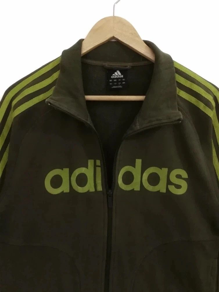 Adidas × Vintage Vintage 90s ADIDAS Spell Out Big Logo Sweater Size US L / EU 52-54 / 3 - 4 Thumbnail