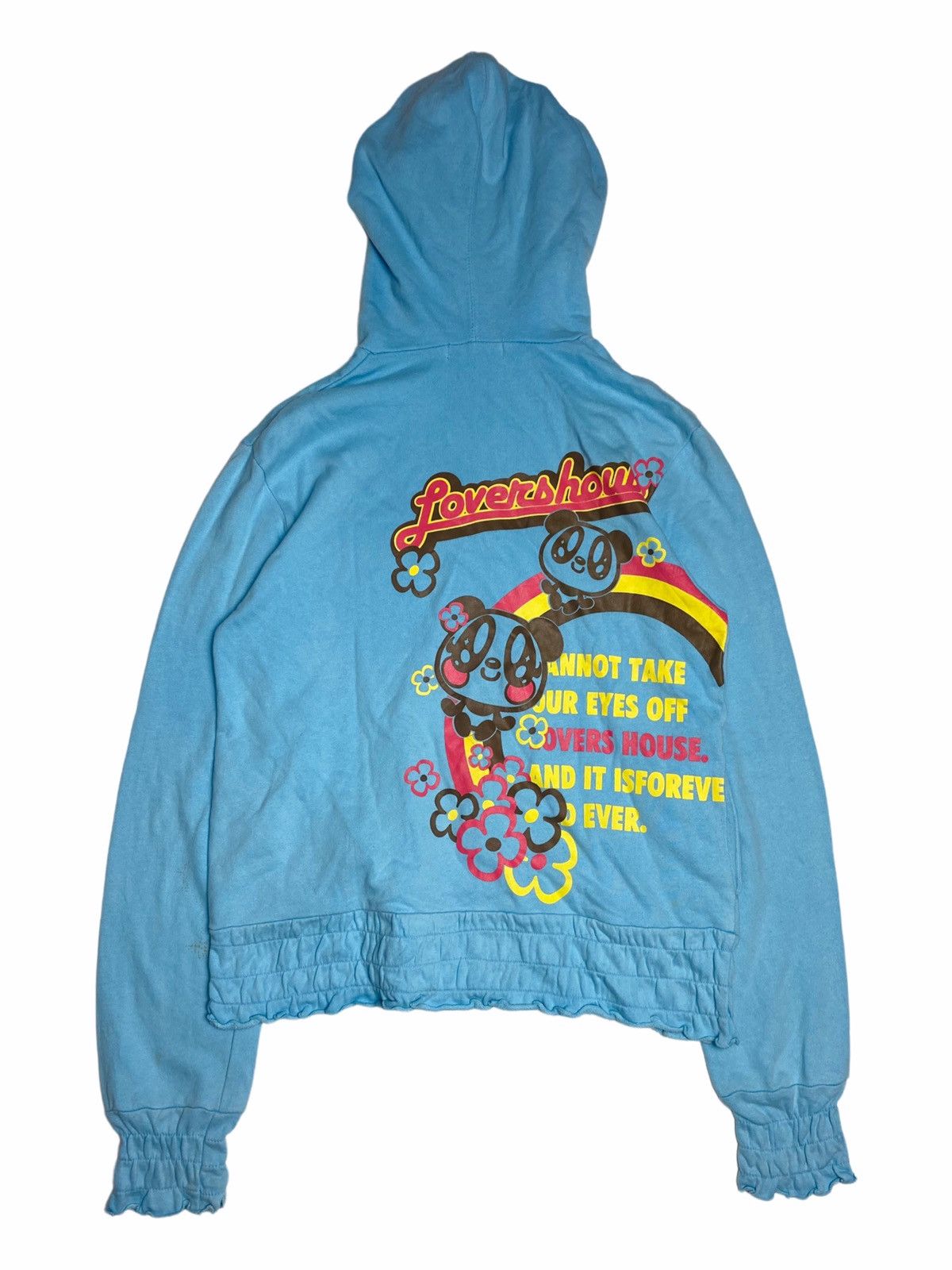 image of 1990S Lovers House - Iconic Mascot Zip Hoodie in Blue, Men's (Size Medium)