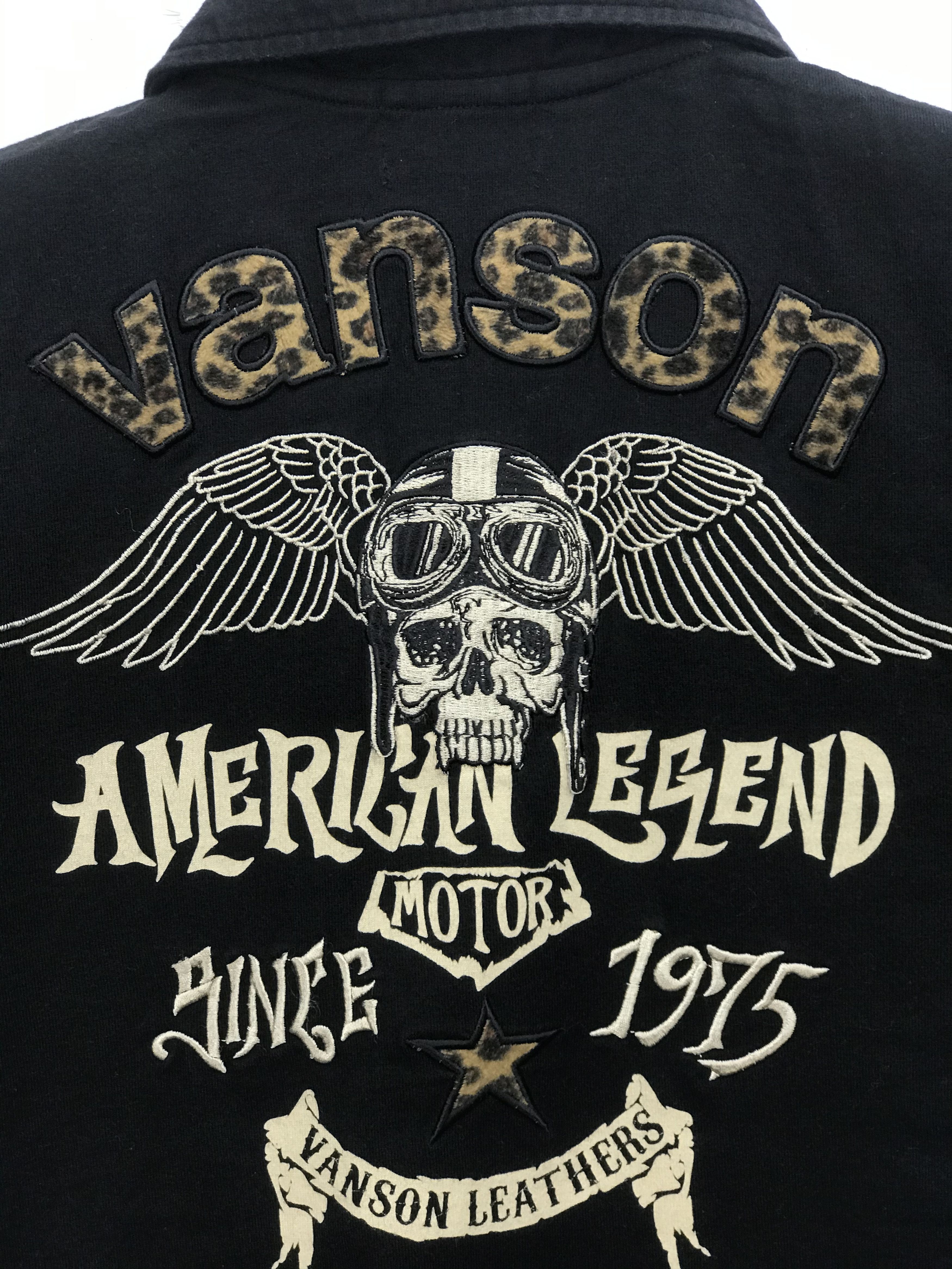 Vanson Leathers VANSON LEATHERS AMERICAN LEGEND EMBRIODERY POLO SHIRT Size US M / EU 48-50 / 2 - 6 Thumbnail