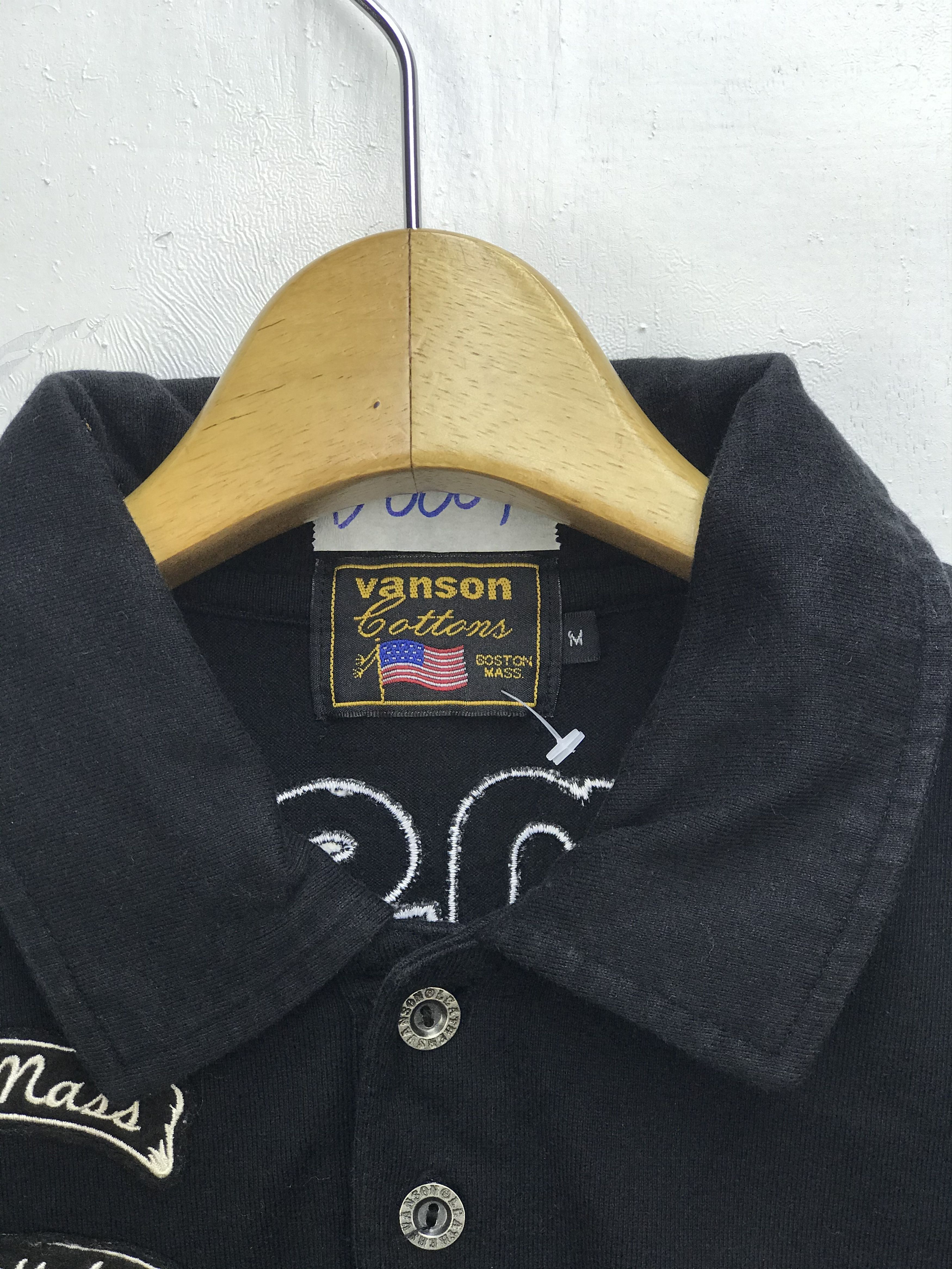 Vanson Leathers VANSON LEATHERS AMERICAN LEGEND EMBRIODERY POLO SHIRT Size US M / EU 48-50 / 2 - 3 Thumbnail