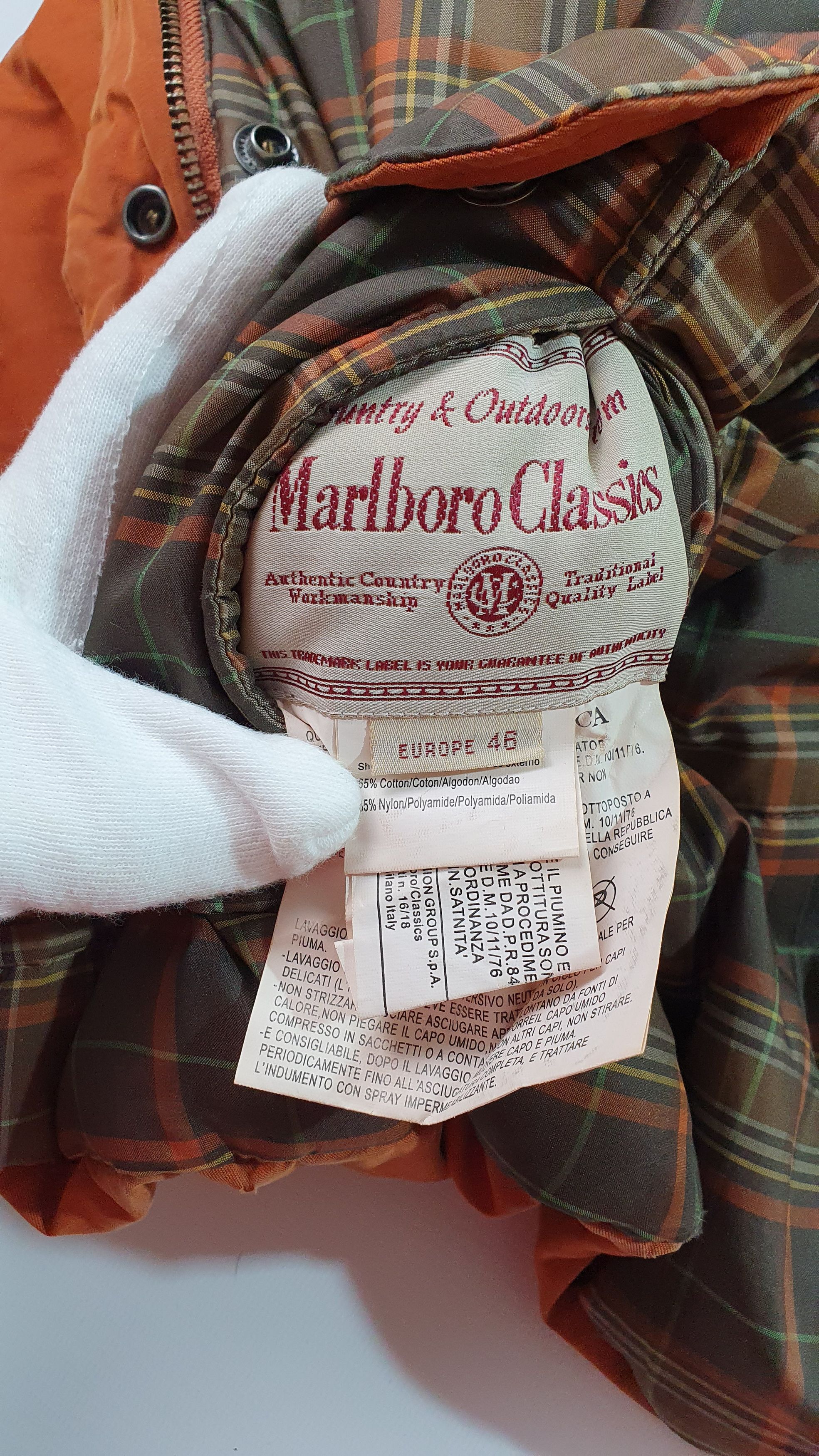 Marlboro × Marlboro Classics × Vintage Rare vintage Marlboro 2 Side Puffer Down Jacket Size US M / EU 48-50 / 2 - 8 Thumbnail