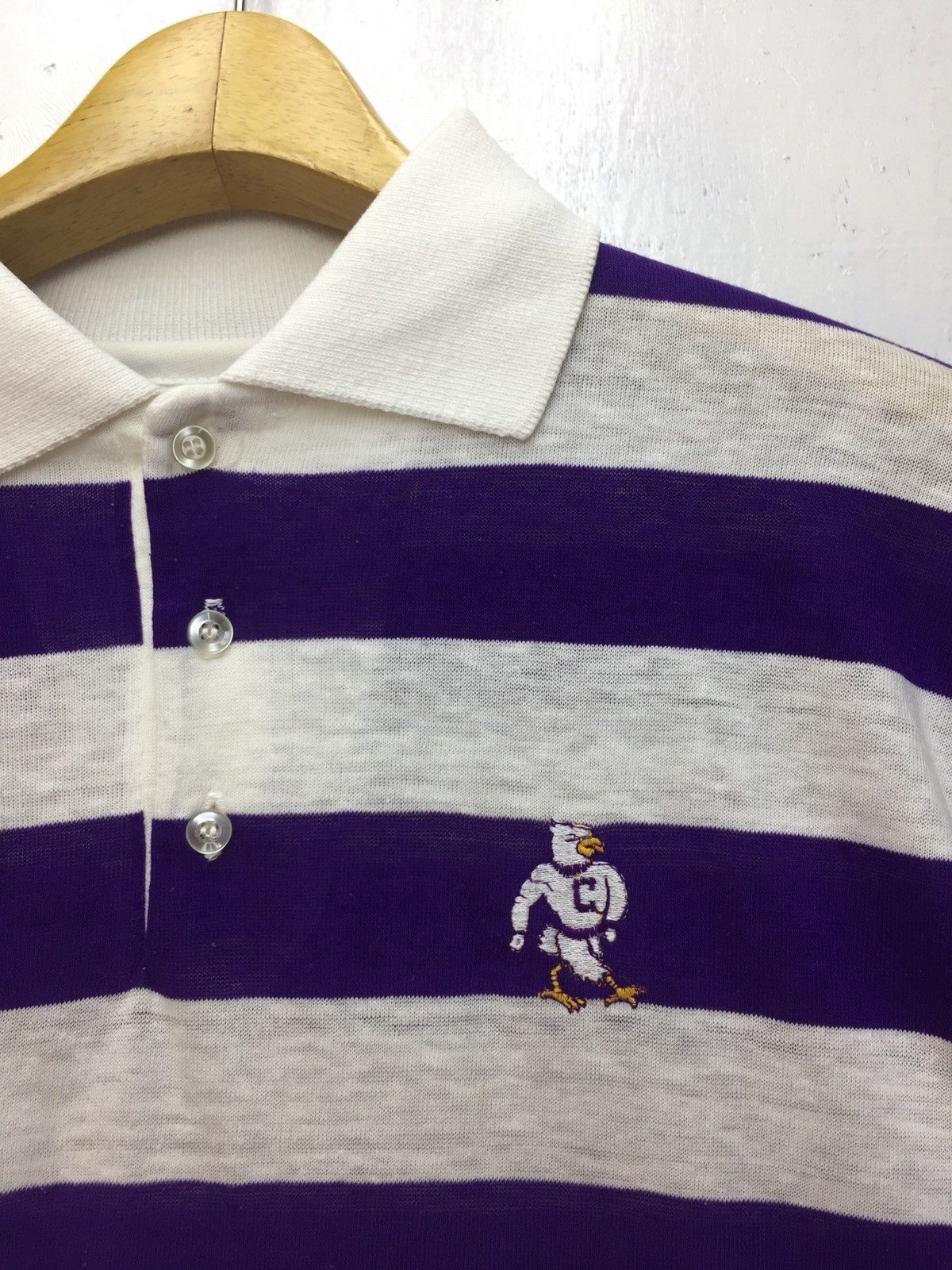 Champion Vintage Champion Cardinal Stripe Polo Shirt Size US L / EU 52-54 / 3 - 3 Thumbnail