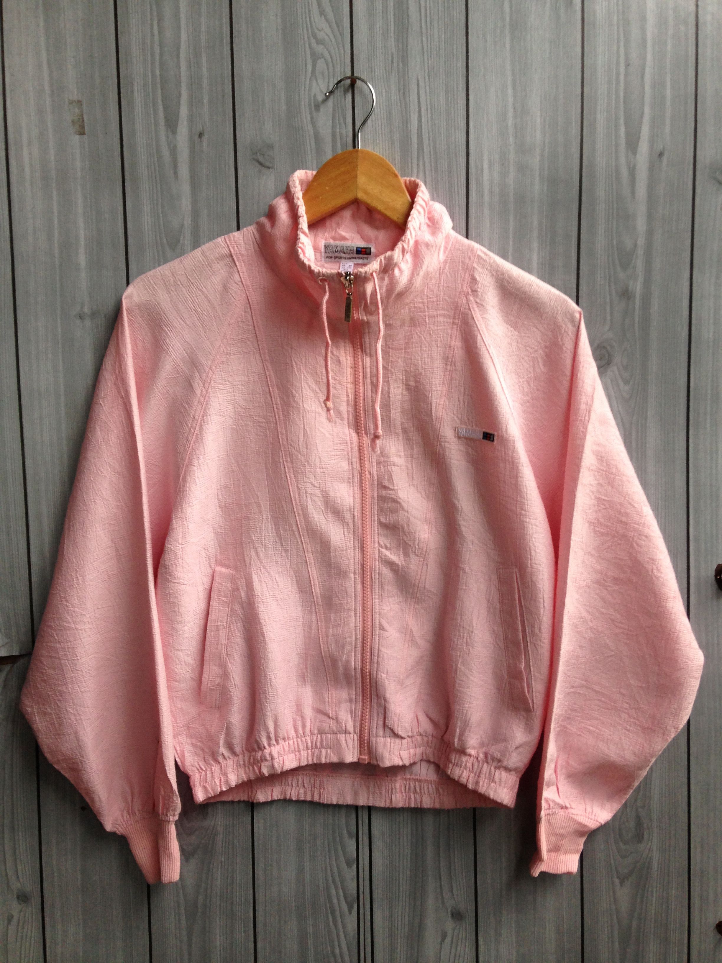 Vintage × Yamaha Vintage 90s Yamaha Sport Zipper Pink Jacket Size US M / EU 48-50 / 2 - 1 Thumbnail