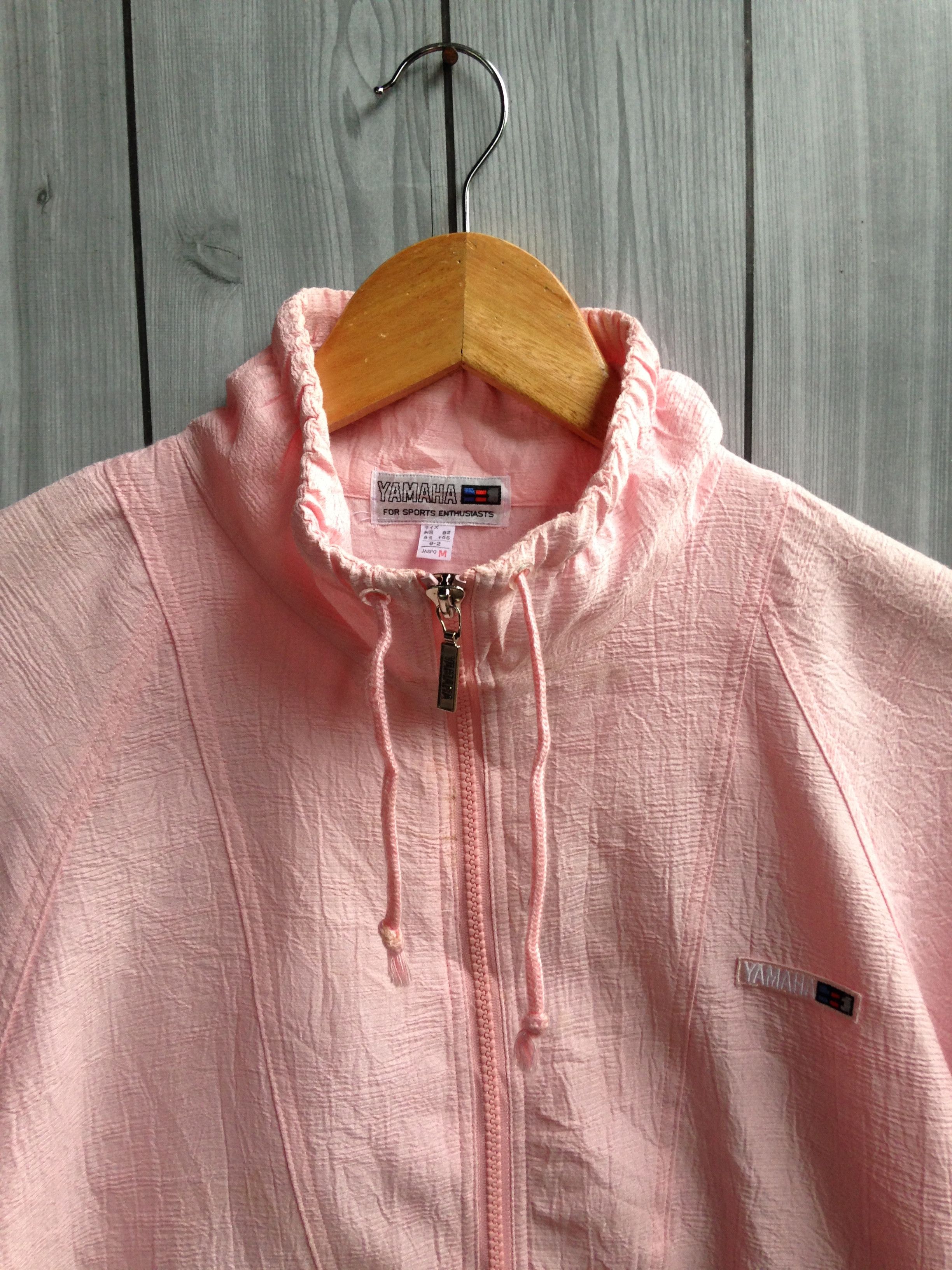 Vintage × Yamaha Vintage 90s Yamaha Sport Zipper Pink Jacket Size US M / EU 48-50 / 2 - 2 Thumbnail