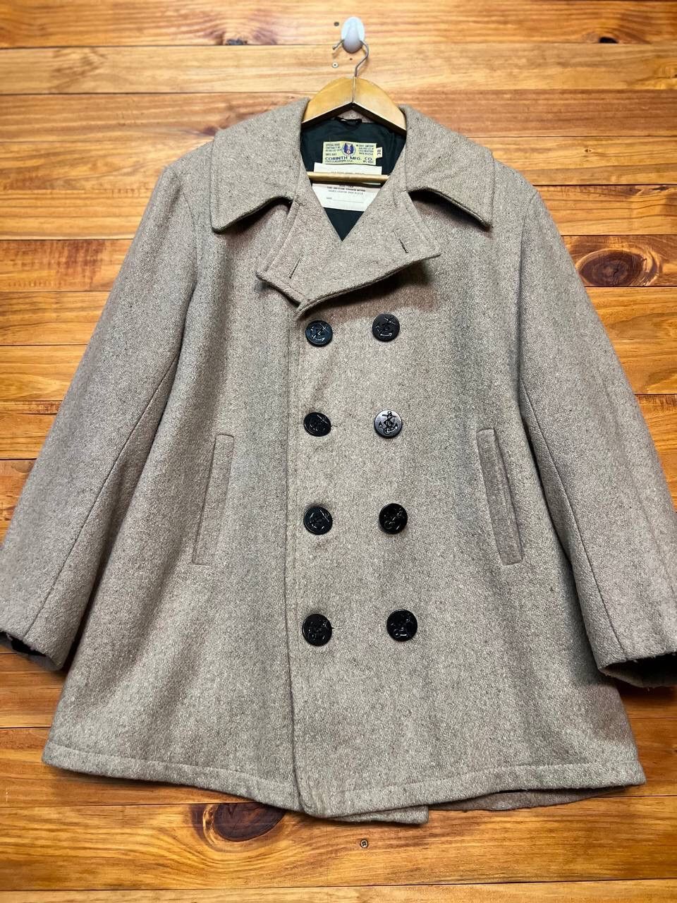 Other CORINTH MFG.CO PEA COAT WOOL MAN’S DOUBLE BREAST Size US M / EU 48-50 / 2 - 5 Thumbnail