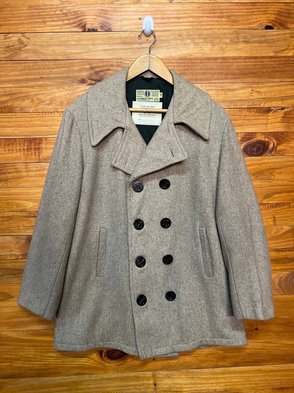 Other CORINTH MFG.CO PEA COAT WOOL MAN’S DOUBLE BREAST Size US M / EU 48-50 / 2 - 1 Thumbnail