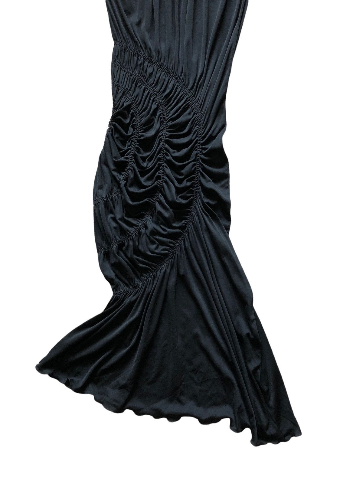 Jean Paul Gaultier 1990s Jean Paul Gaultier Spiral Ruching Dress Size S / US 4 / IT 40 - 3 Thumbnail