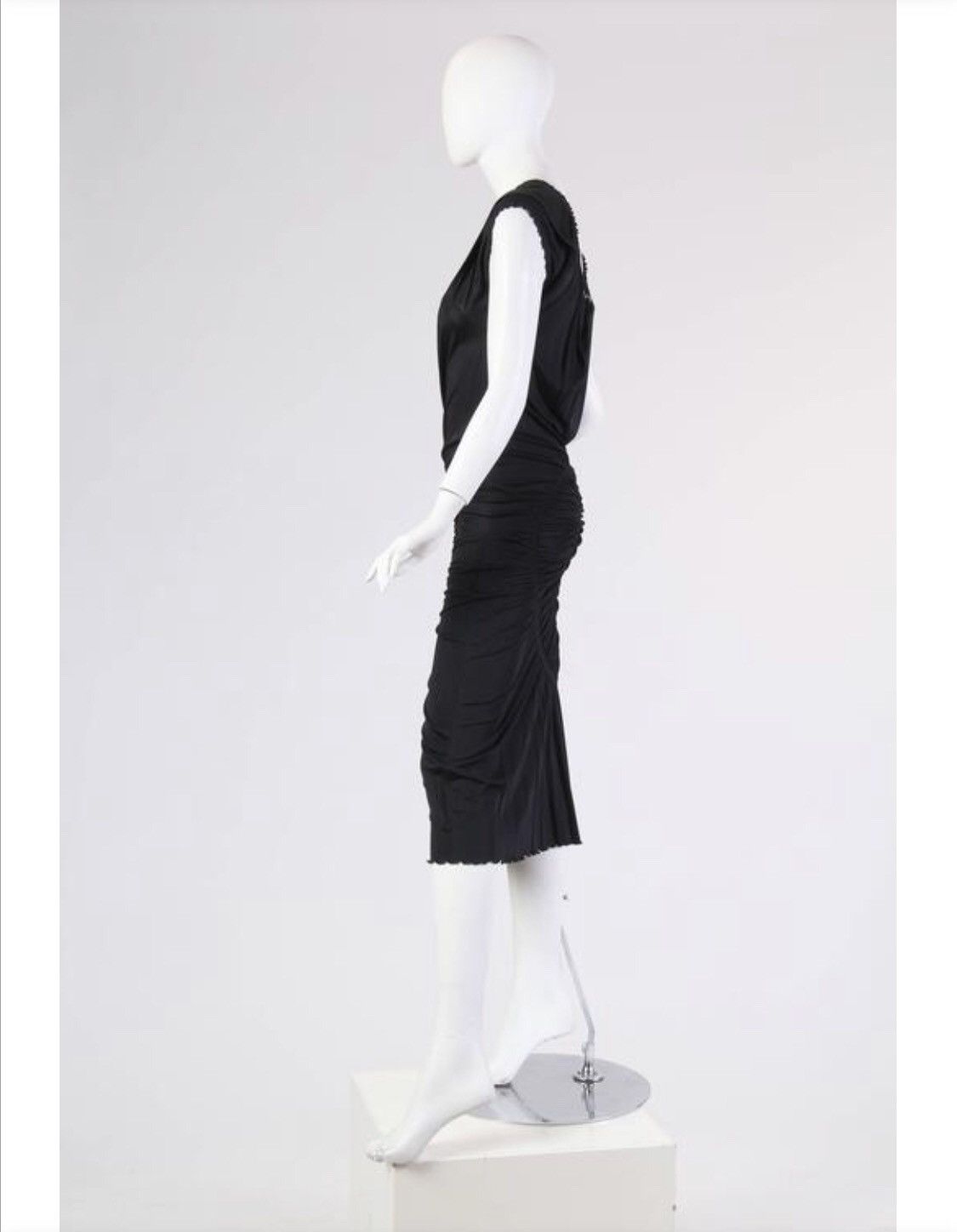Jean Paul Gaultier 1990s Jean Paul Gaultier Spiral Ruching Dress Size S / US 4 / IT 40 - 13 Thumbnail