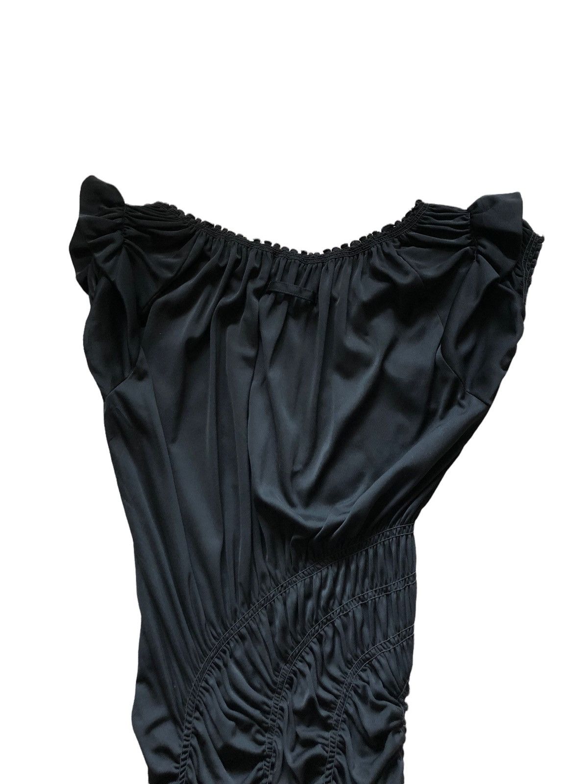 Jean Paul Gaultier 1990s Jean Paul Gaultier Spiral Ruching Dress Size S / US 4 / IT 40 - 7 Thumbnail