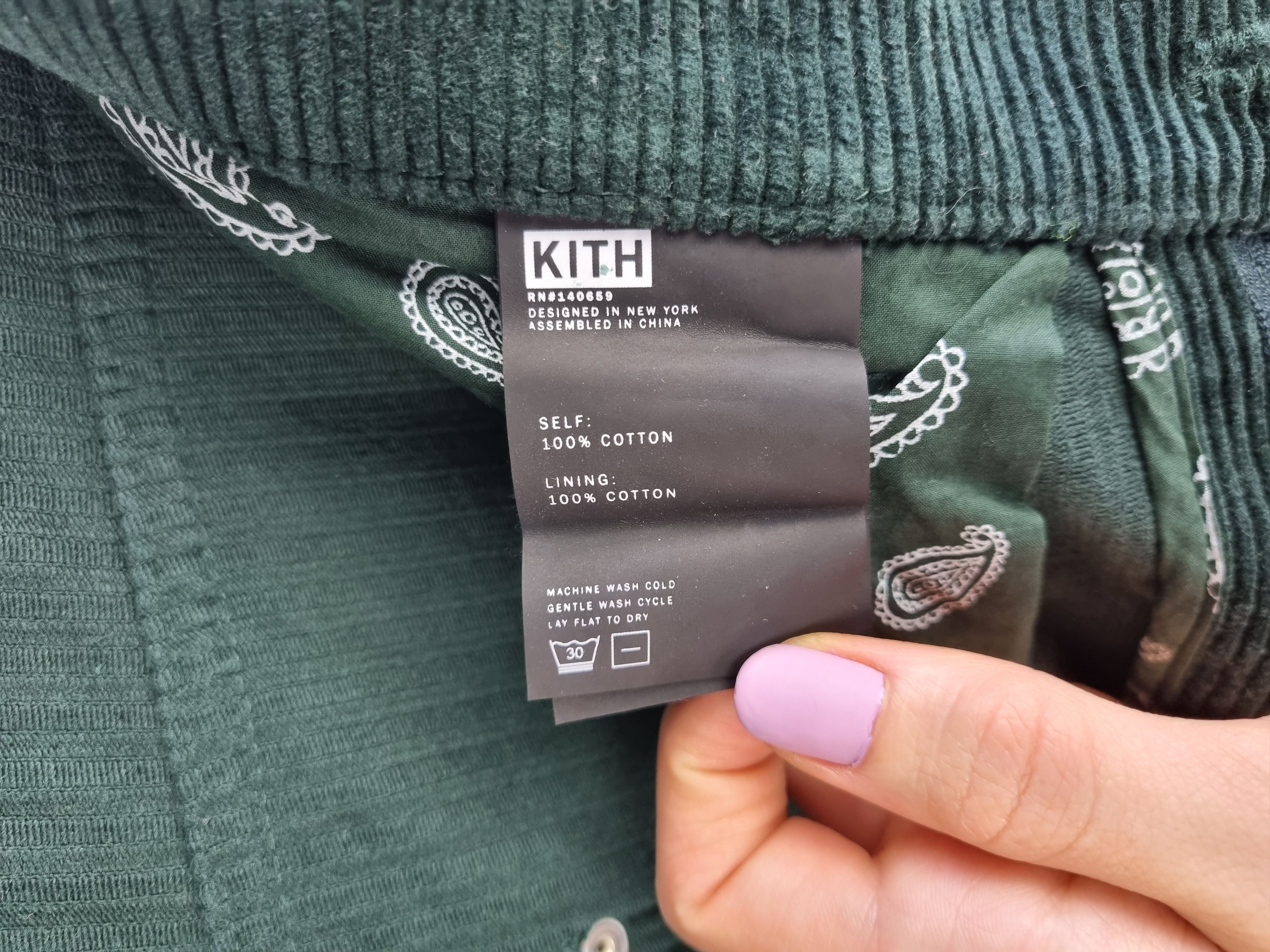 Kith × Ronnie Fieg New KITH Corduroy Pant Forest Green GOLF WANG Style Size US 29 - 9 Thumbnail