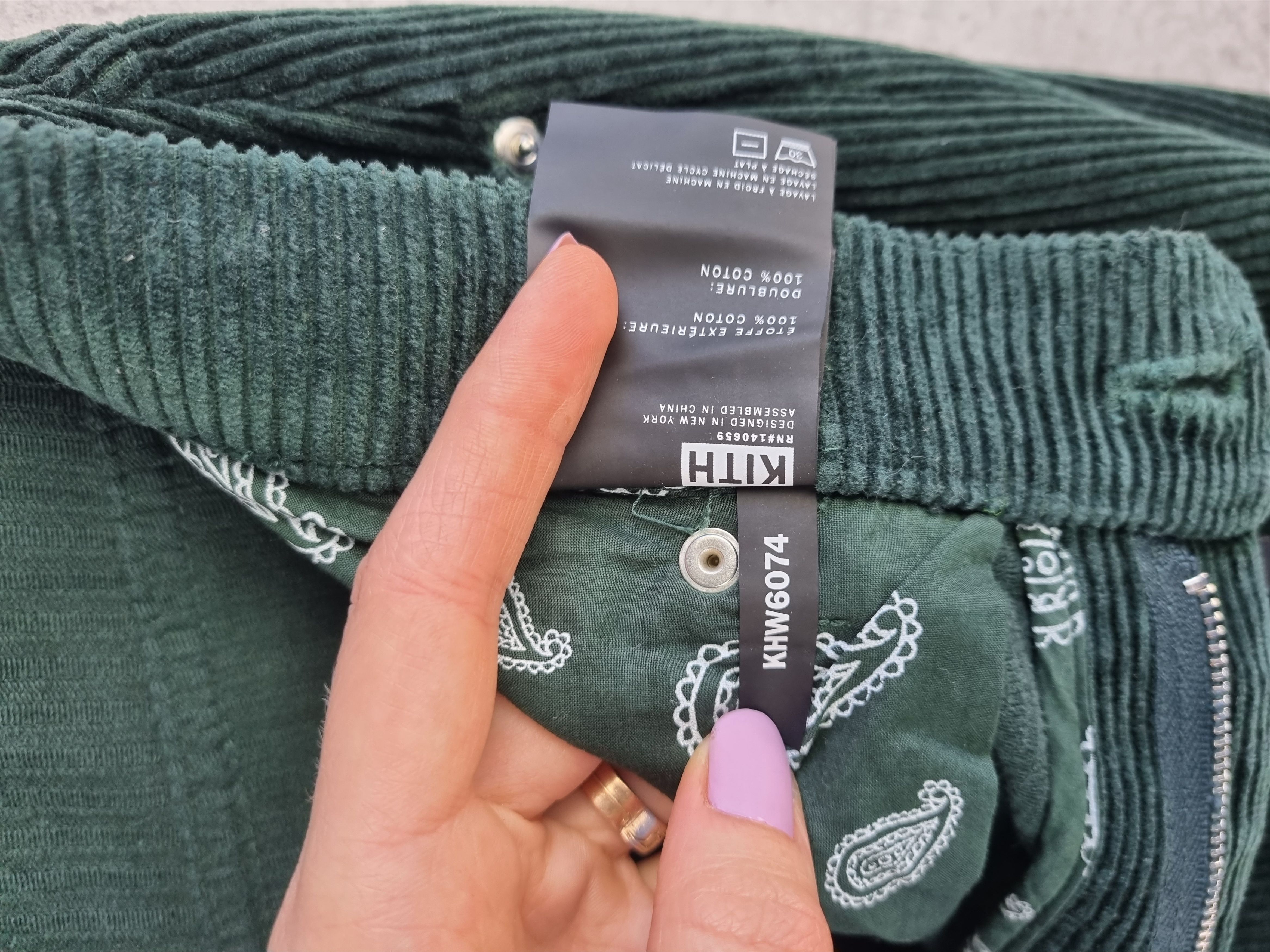 Kith × Ronnie Fieg New KITH Corduroy Pant Forest Green GOLF WANG Style Size US 29 - 8 Thumbnail