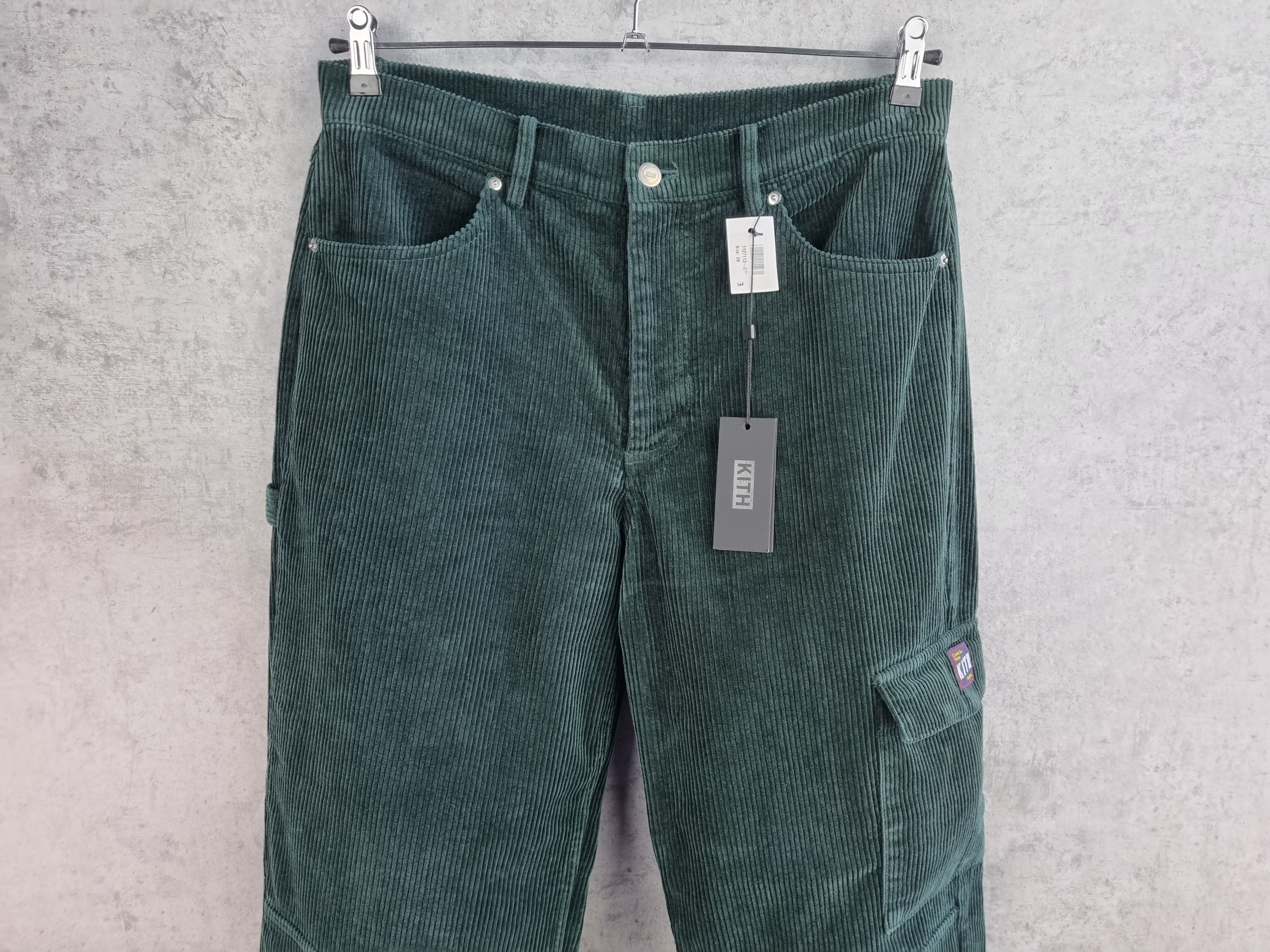 image of Avant Garde x Kith New Kith Corduroy Pant Forest Green Golf Wang Style, Men's (Size 29)