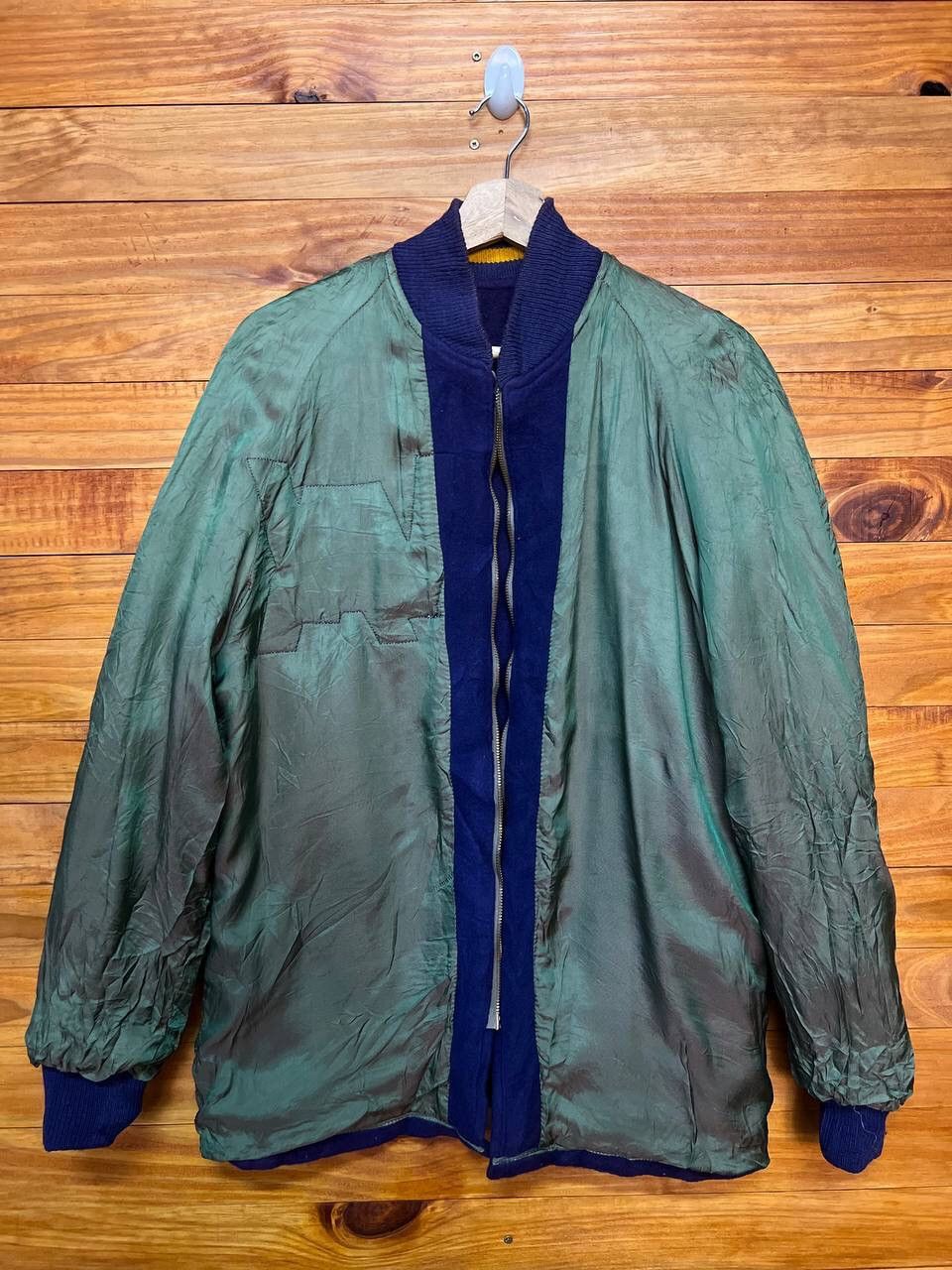 Vintage VINTAGE HUTCHERS EMBROIDERED WOOL VARSITY JACKET Size US M / EU 48-50 / 2 - 12 Thumbnail
