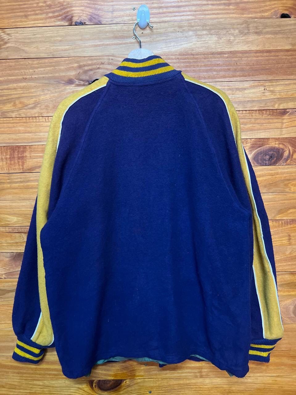 Vintage VINTAGE HUTCHERS EMBROIDERED WOOL VARSITY JACKET Size US M / EU 48-50 / 2 - 9 Thumbnail
