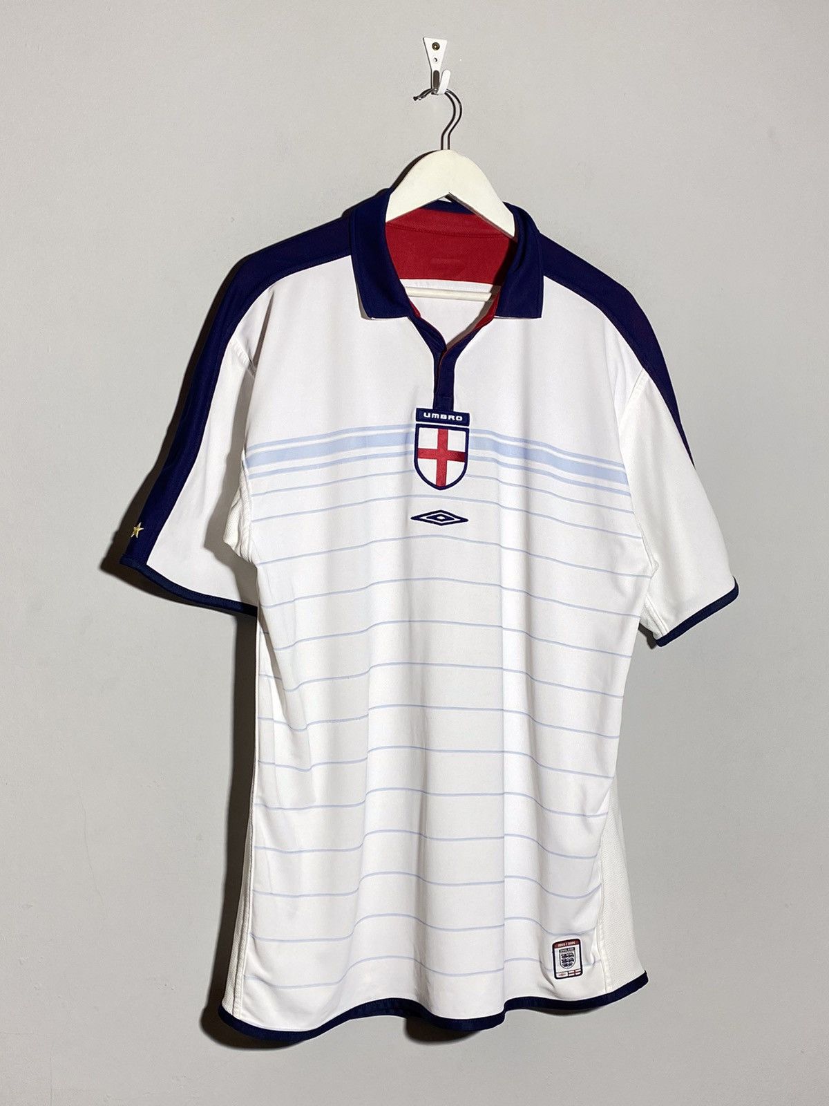 Umbro England National Team 2004 Home Umbro Football Shirt Size US XL / EU 56 / 4 - 2 Thumbnail