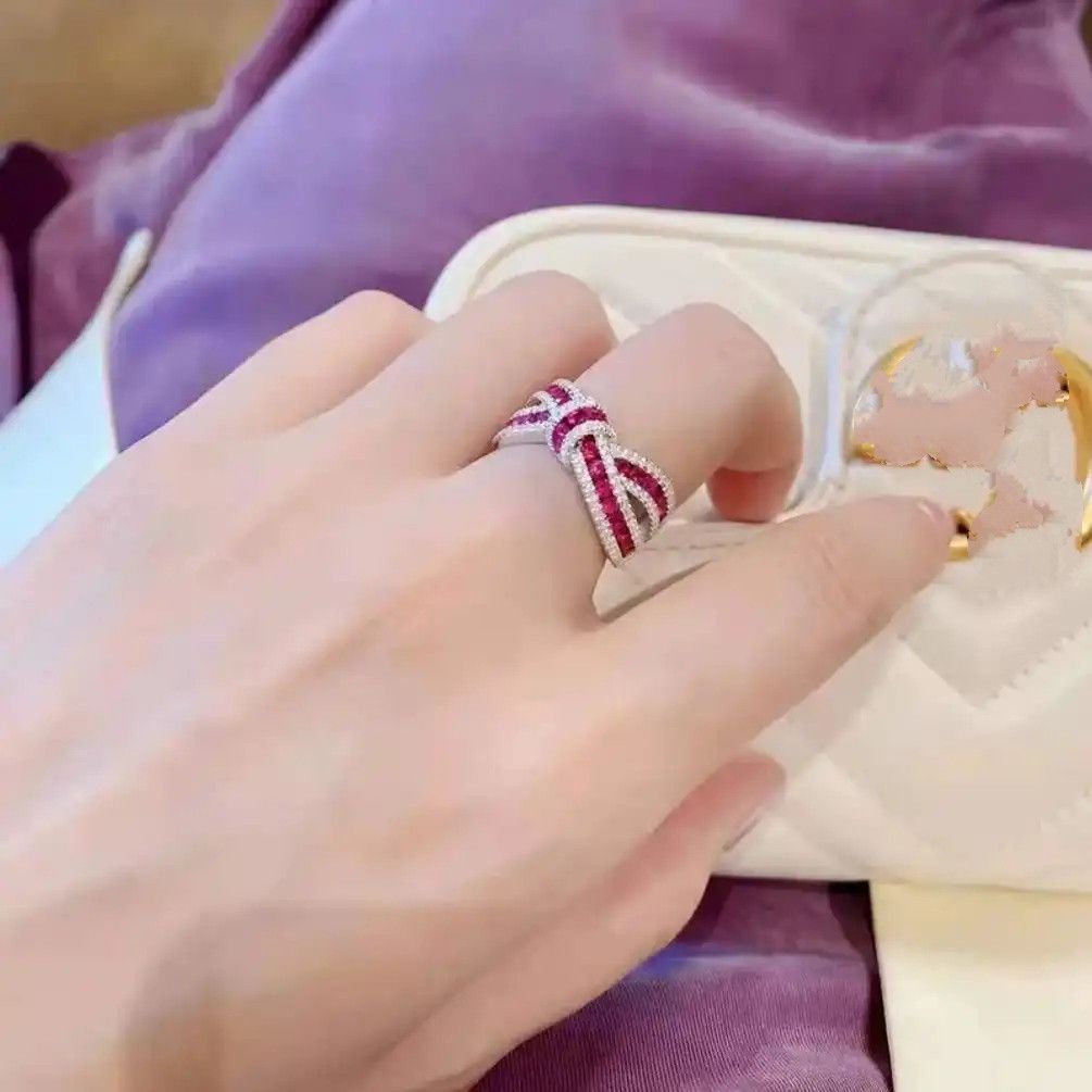 Japanese Brand Bowknot Shiny Ring Size ONE SIZE - 2 Thumbnail