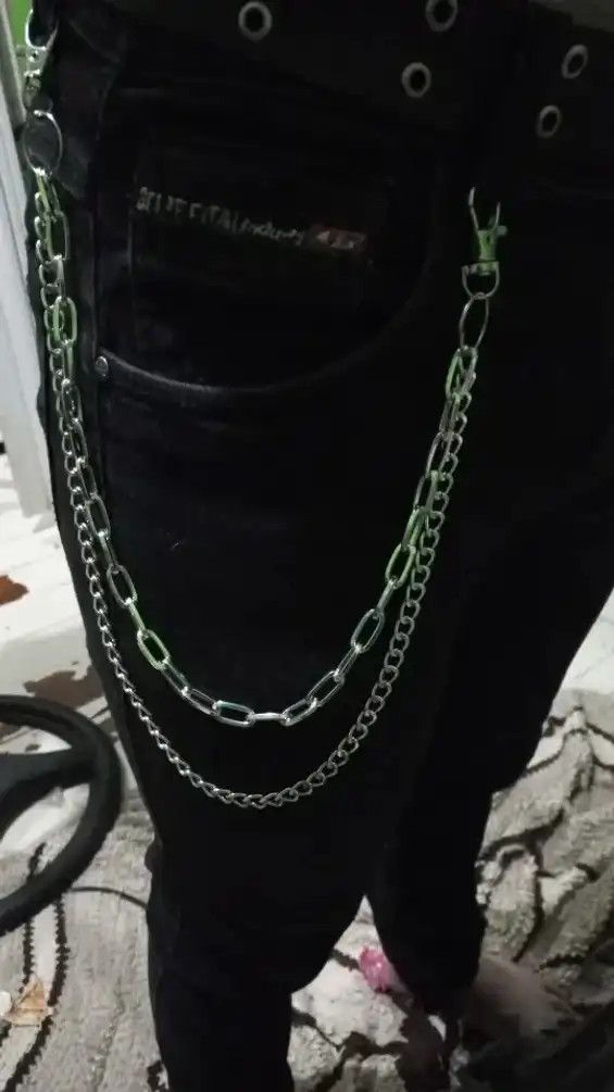 Jewelry Punk Chain For Pant , Multilayer Layer Chain Size ONE SIZE - 3 Thumbnail