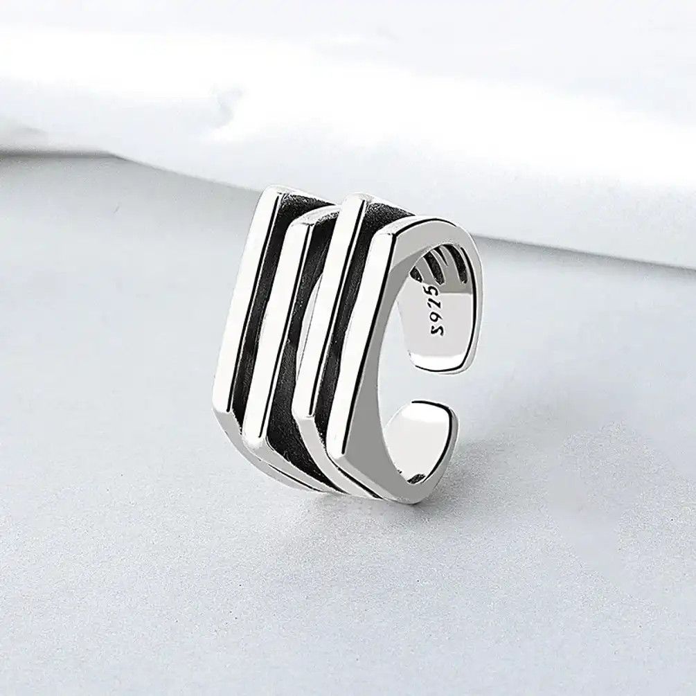 Jewelry 4 Line Opening Ring Size ONE SIZE - 1 Thumbnail