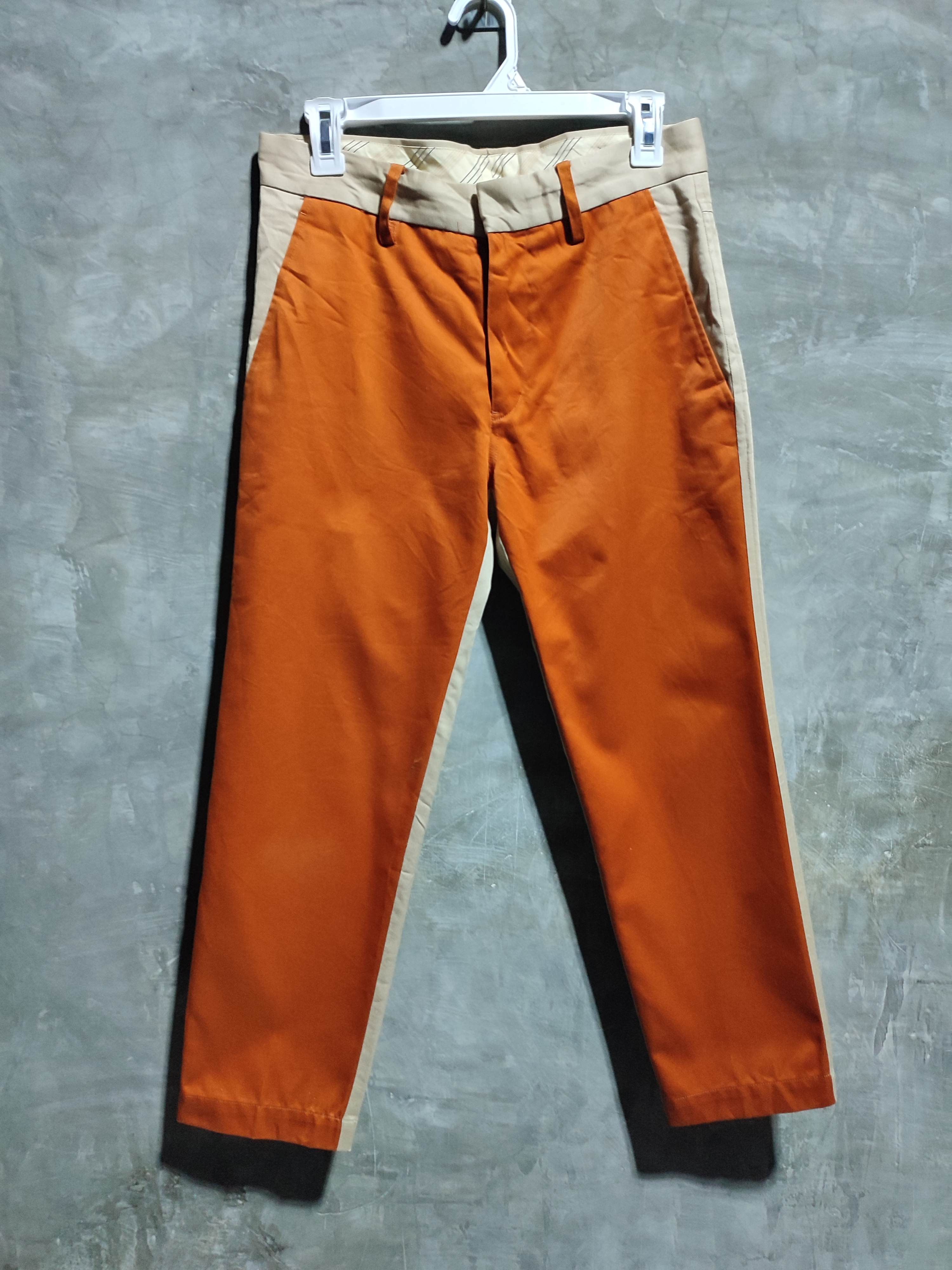 Issey Miyake × Tsumori Chisato 🔥Tsumori Chisato Two Tone Cropped Pants Size US 29 - 1 Thumbnail