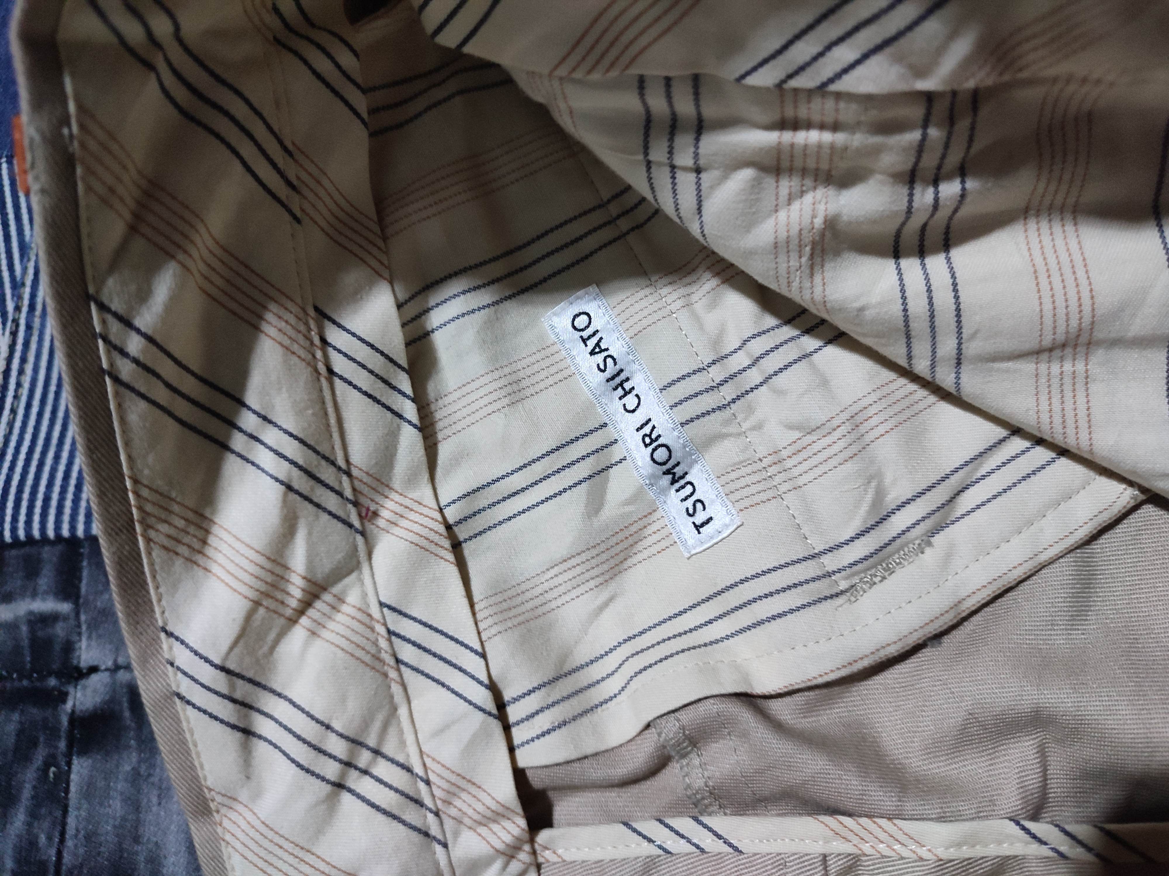 Issey Miyake × Tsumori Chisato 🔥Tsumori Chisato Two Tone Cropped Pants Size US 29 - 7 Thumbnail