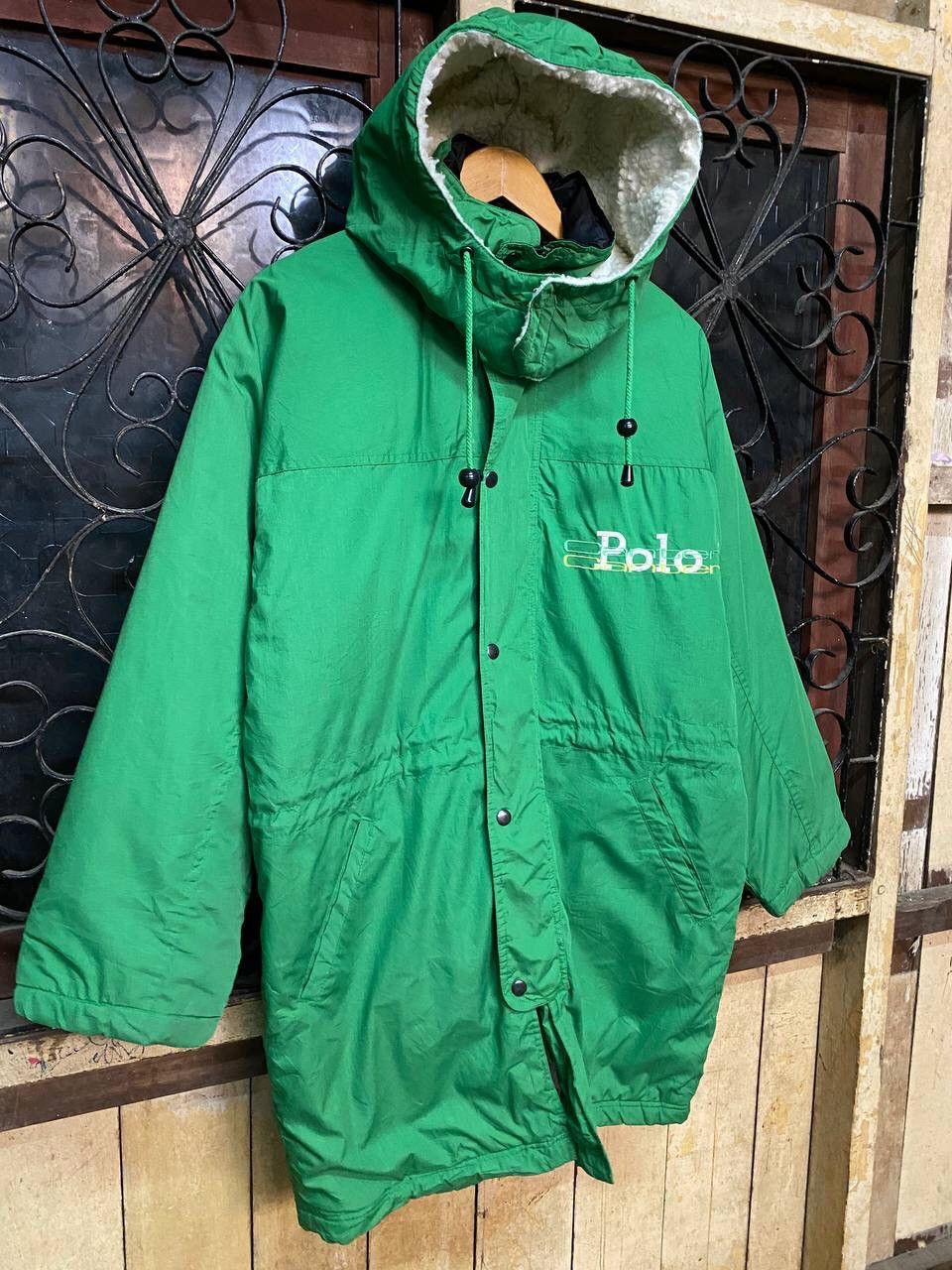 Polo Ralph Lauren × Vintage VINTAGE POLO CANTER HOODED SHERPA LINED Size US M / EU 48-50 / 2 - 4 Thumbnail