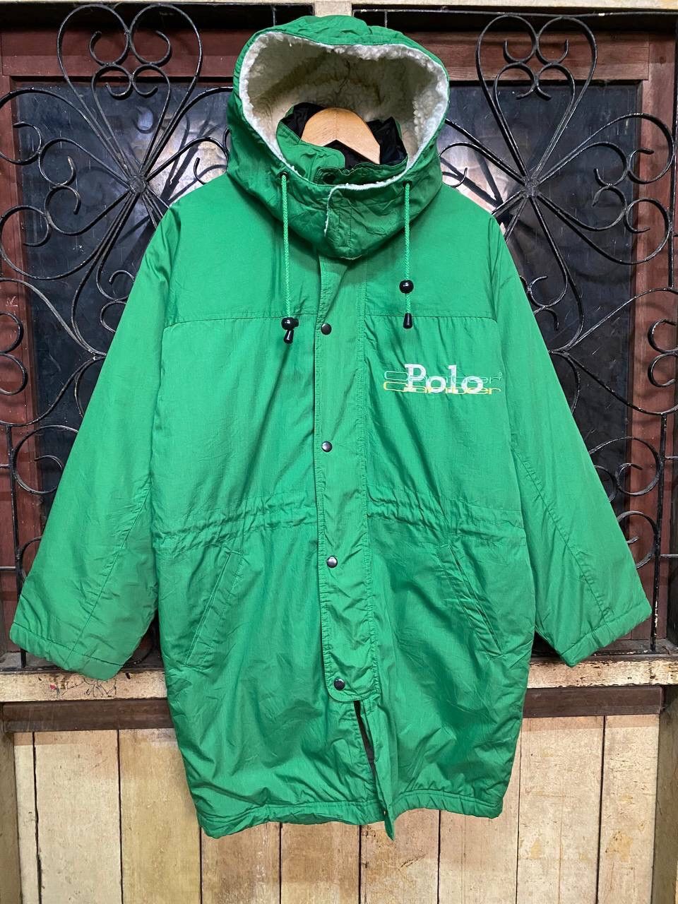Polo Ralph Lauren × Vintage VINTAGE POLO CANTER HOODED SHERPA LINED Size US M / EU 48-50 / 2 - 3 Thumbnail