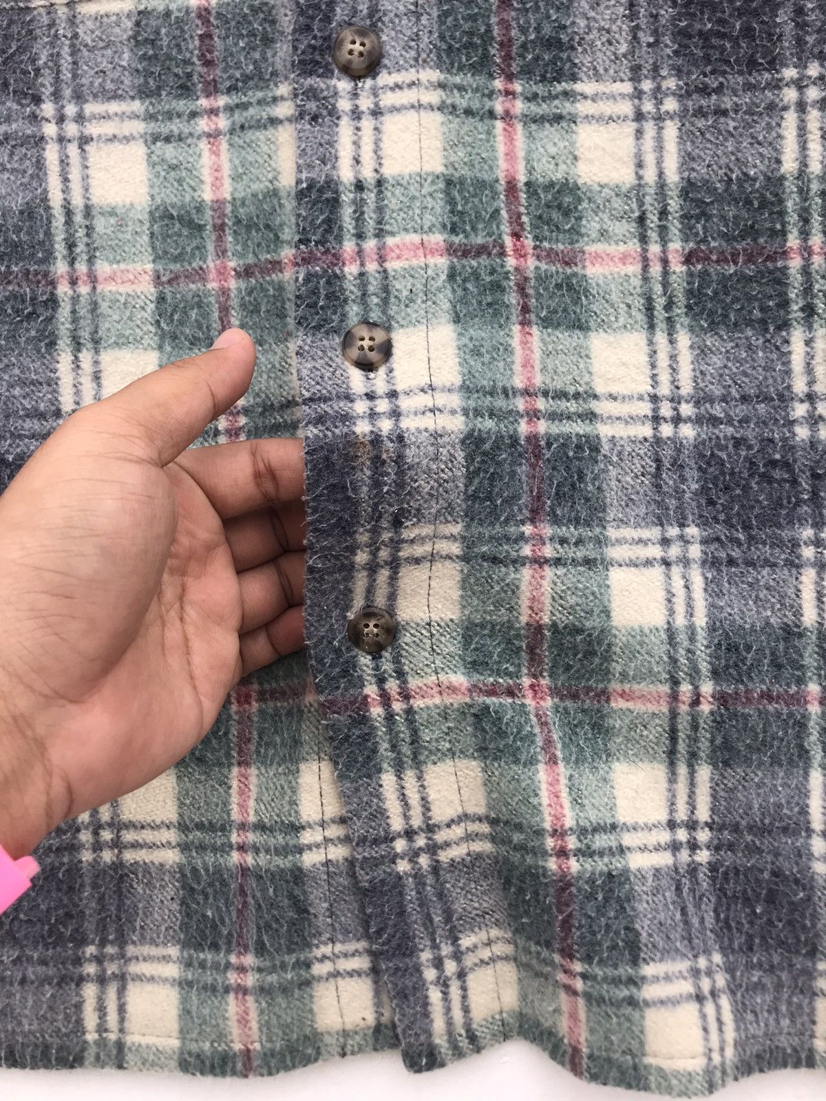 L.L. Bean Vintage LL Bean Shadow Plaid Checkered Flannel Size US M / EU 48-50 / 2 - 5 Thumbnail