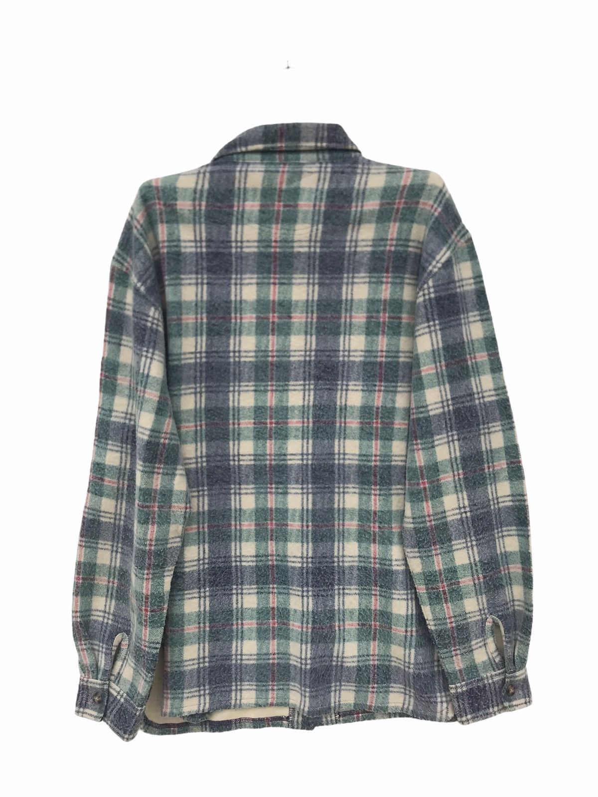L.L. Bean Vintage LL Bean Shadow Plaid Checkered Flannel Size US M / EU 48-50 / 2 - 2 Thumbnail