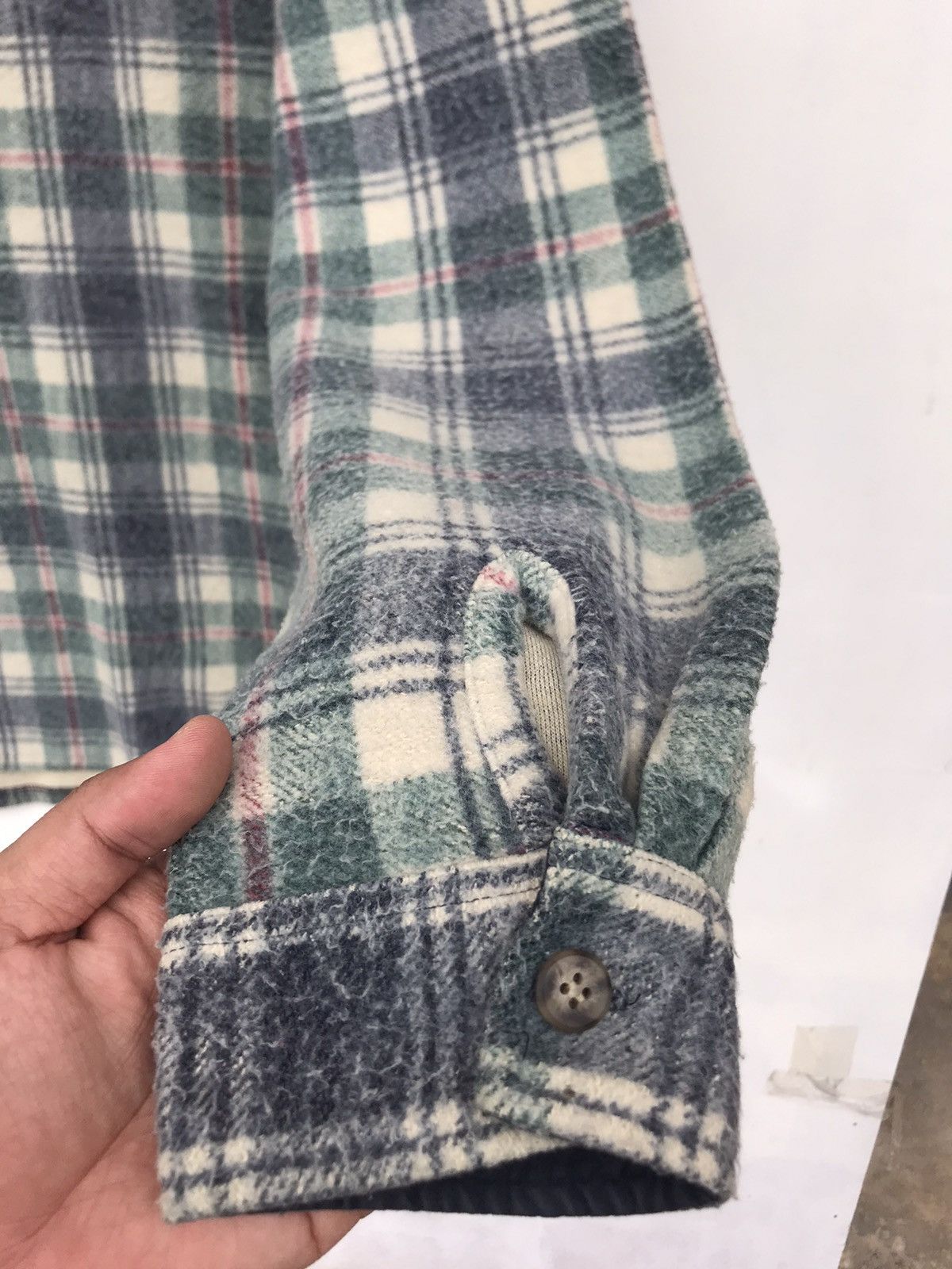 L.L. Bean Vintage LL Bean Shadow Plaid Checkered Flannel Size US M / EU 48-50 / 2 - 6 Thumbnail
