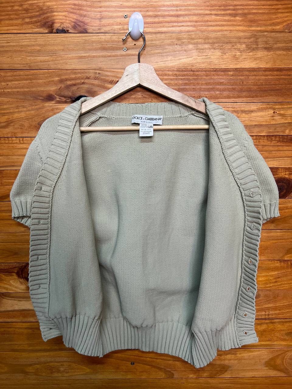 Dolce & Gabbana DOLCE & GABBANA V NECK SHORT SLEEVE CARDIGAN Size S / US 4 / IT 40 - 9 Thumbnail