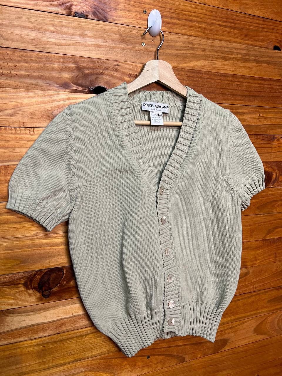 Dolce & Gabbana DOLCE & GABBANA V NECK SHORT SLEEVE CARDIGAN Size S / US 4 / IT 40 - 2 Thumbnail