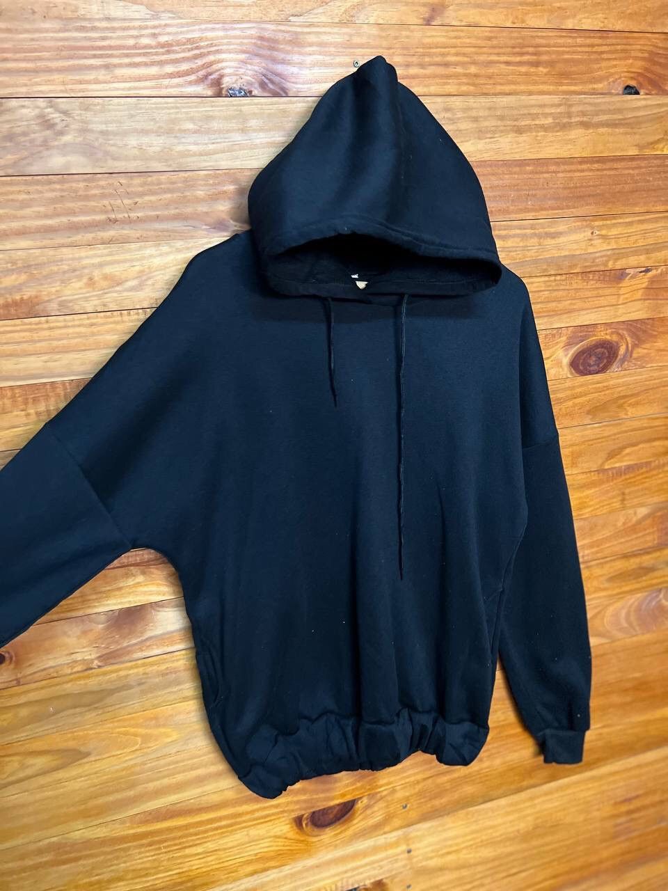 Japanese Brand BLACK HOODIE Size US XL / EU 56 / 4 - 5 Thumbnail