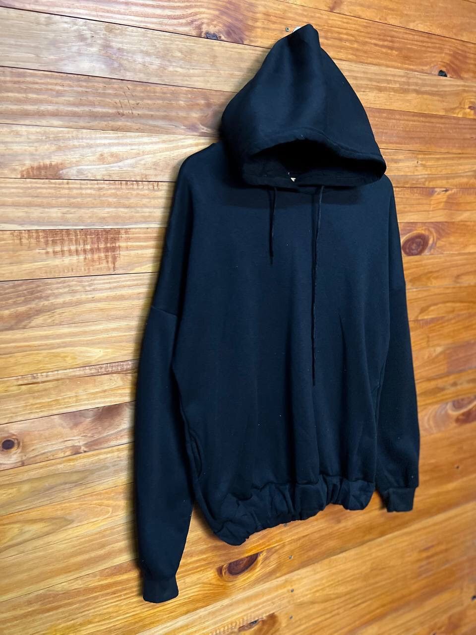 Japanese Brand BLACK HOODIE Size US XL / EU 56 / 4 - 3 Thumbnail