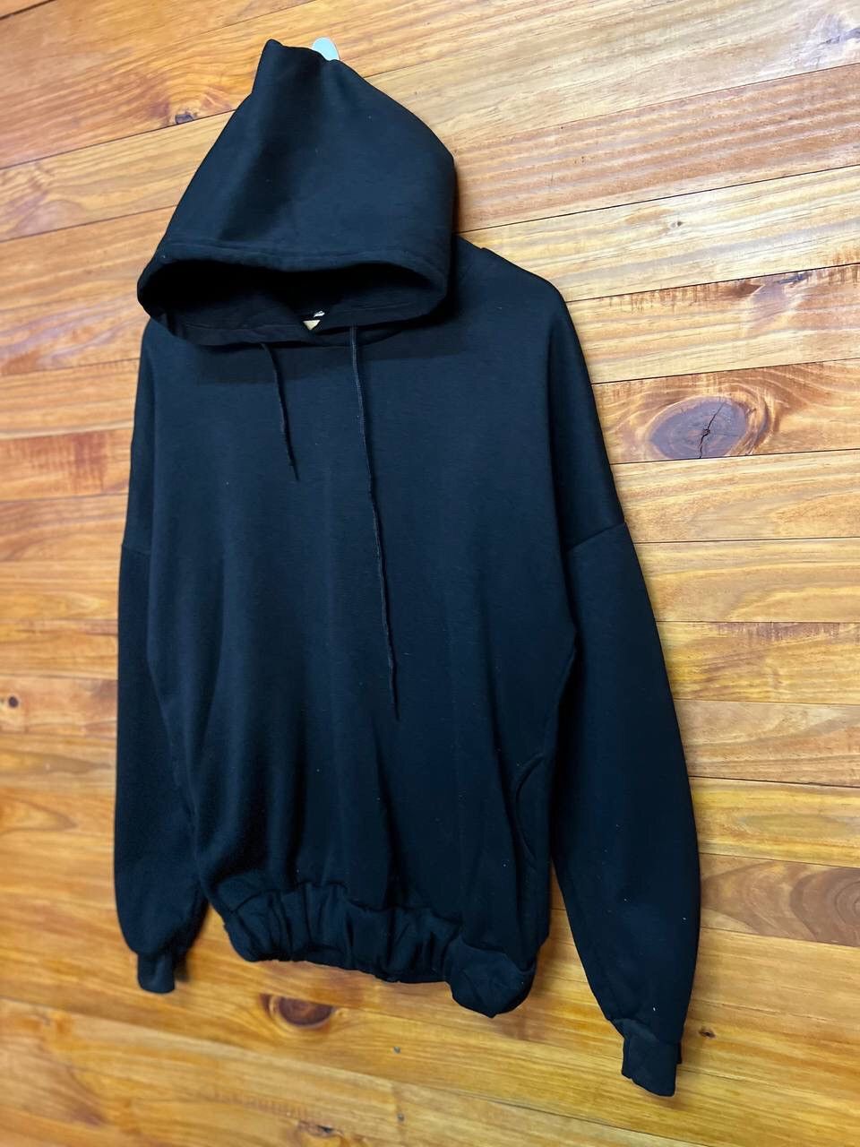 Japanese Brand BLACK HOODIE Size US XL / EU 56 / 4 - 4 Thumbnail