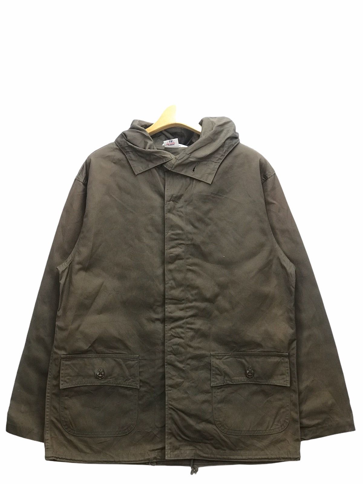 Johnbull John Bull Olive Hooded Jacket Size US M / EU 48-50 / 2 - 3 Thumbnail