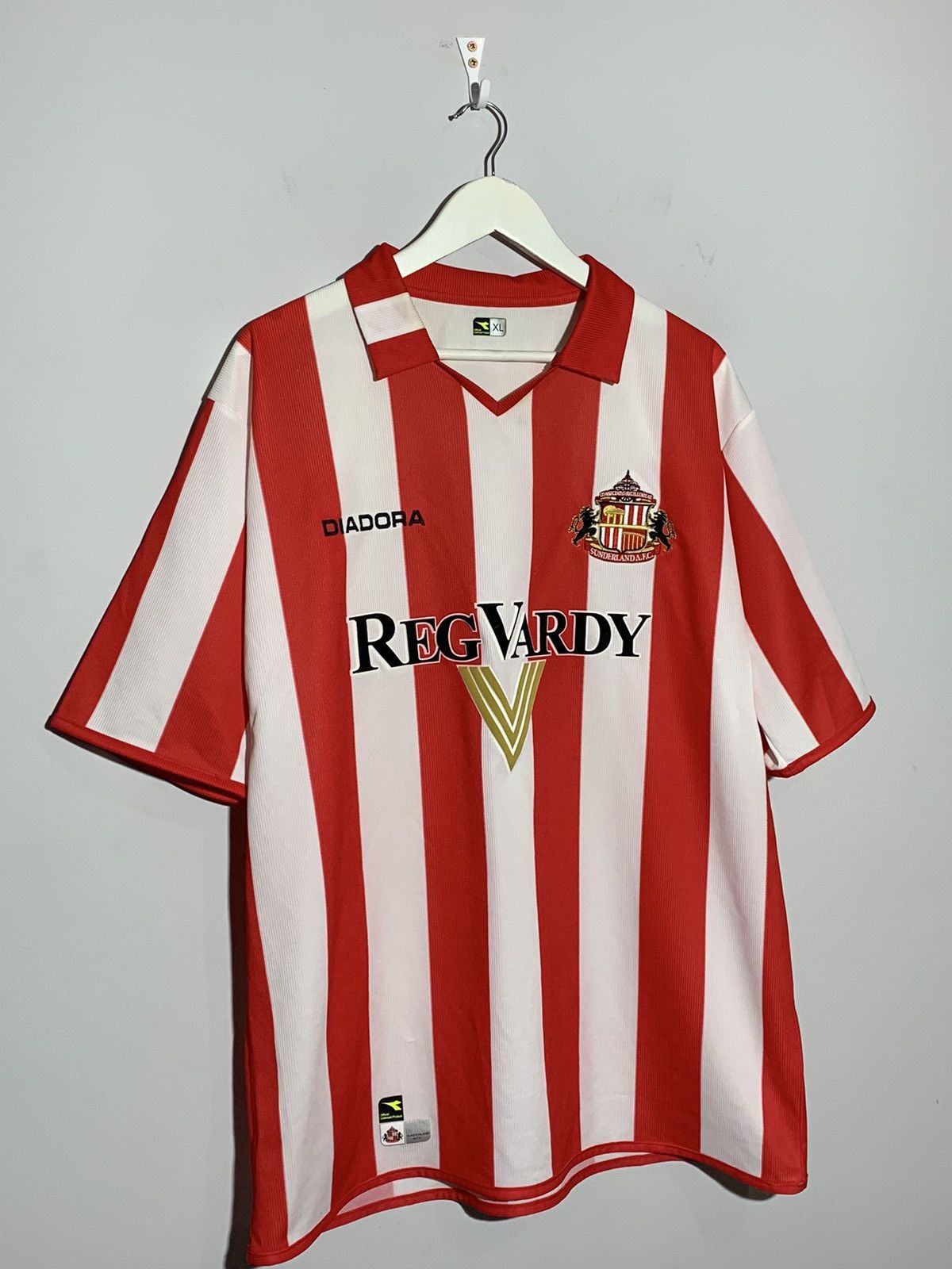 Diadora × Vintage Sunderland Diadora 2004/05 Vintage Y2k Football Shirt Size US XL / EU 56 / 4 - 2 Thumbnail