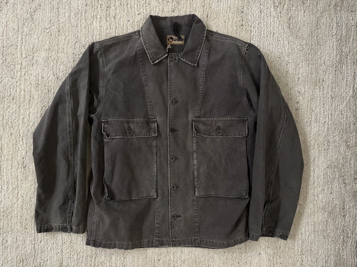 image of Nigel Cabourn Usmc Shirt Jacket Raf Grey, Men's (Size Large)
