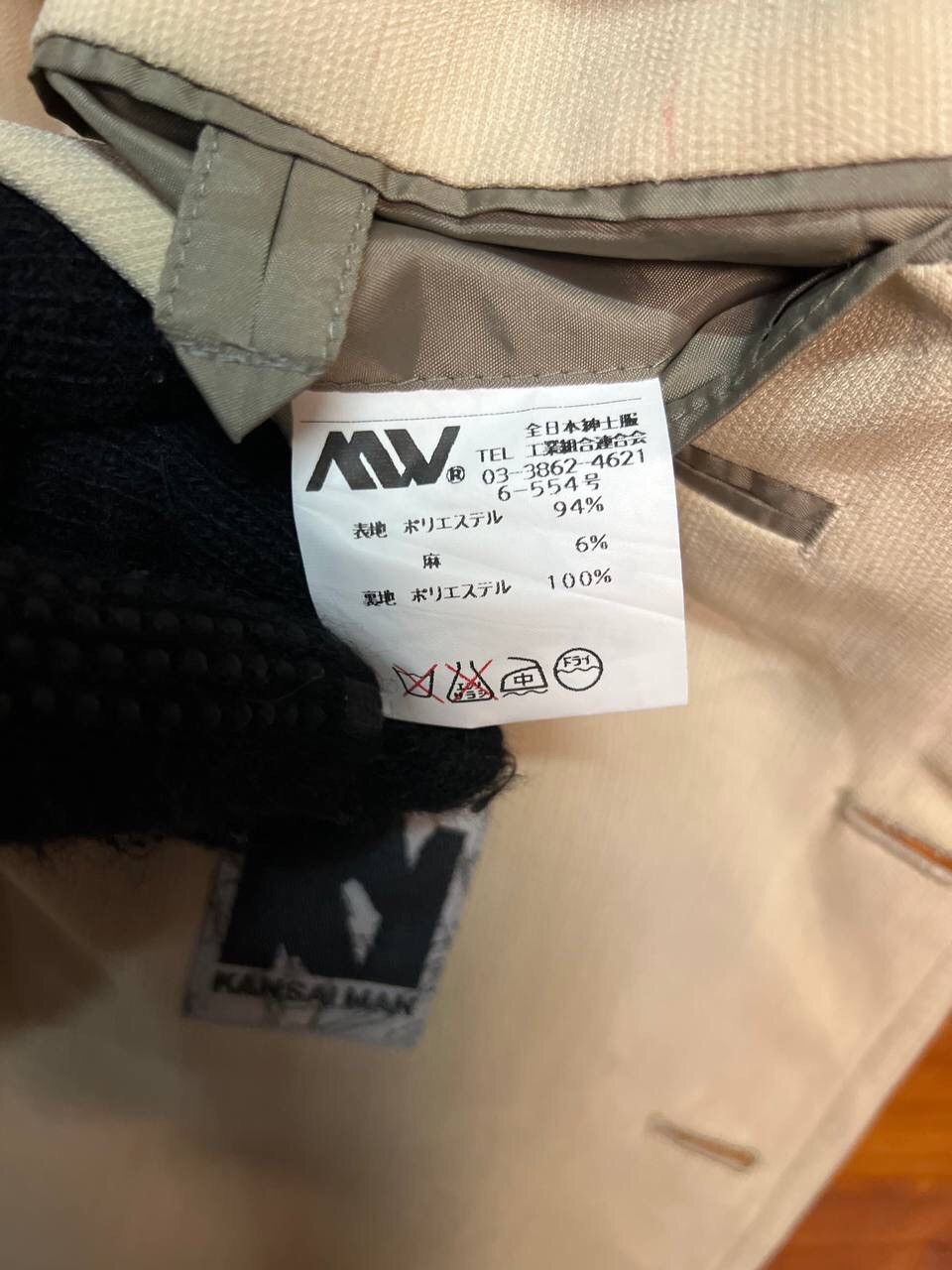 Kansai Yamamoto KANSAI MAN SUIT Size 46R - 11 Thumbnail