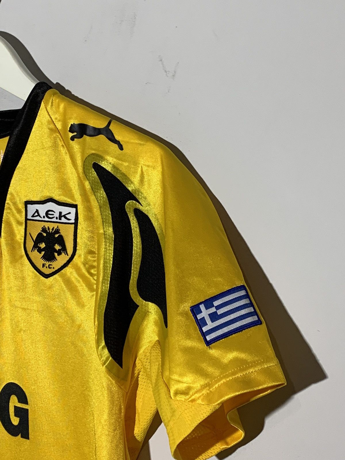 Puma AEK Athens 2007/08 Home Football shirt Size US S / EU 44-46 / 1 - 6 Thumbnail
