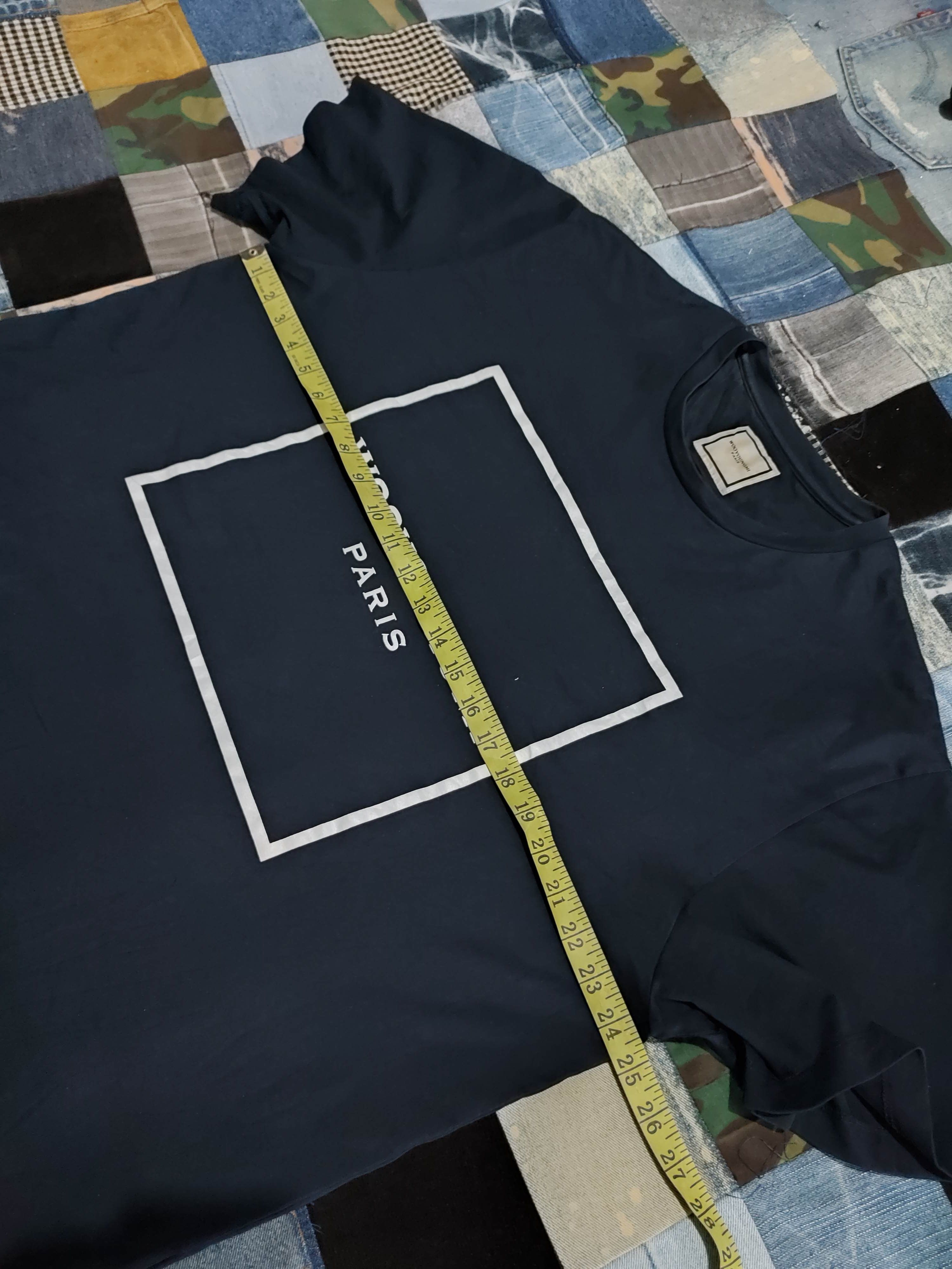 Wooyoungmi Wooyoungmi Paris Tshirt Big Logo Design Size US M / EU 48-50 / 2 - 6 Thumbnail
