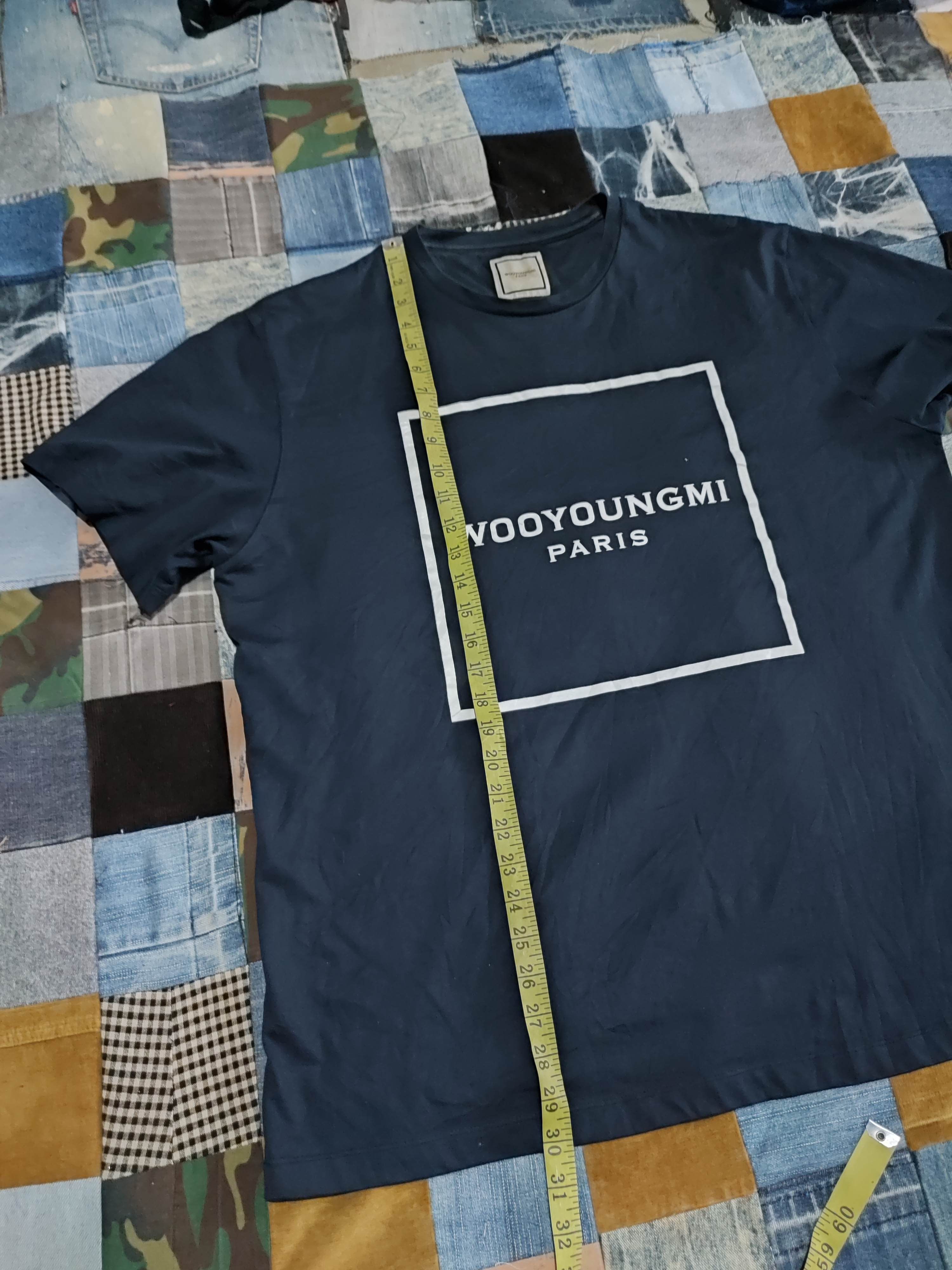 Wooyoungmi Wooyoungmi Paris Tshirt Big Logo Design Size US M / EU 48-50 / 2 - 7 Thumbnail