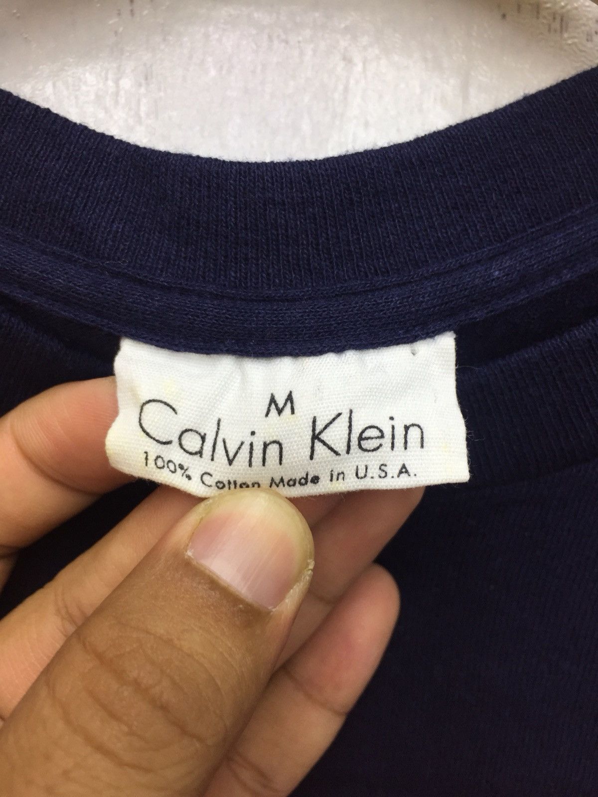 Calvin Klein Vintage Calvin Klein American Flag Logo Shirt Size US M / EU 48-50 / 2 - 4 Thumbnail